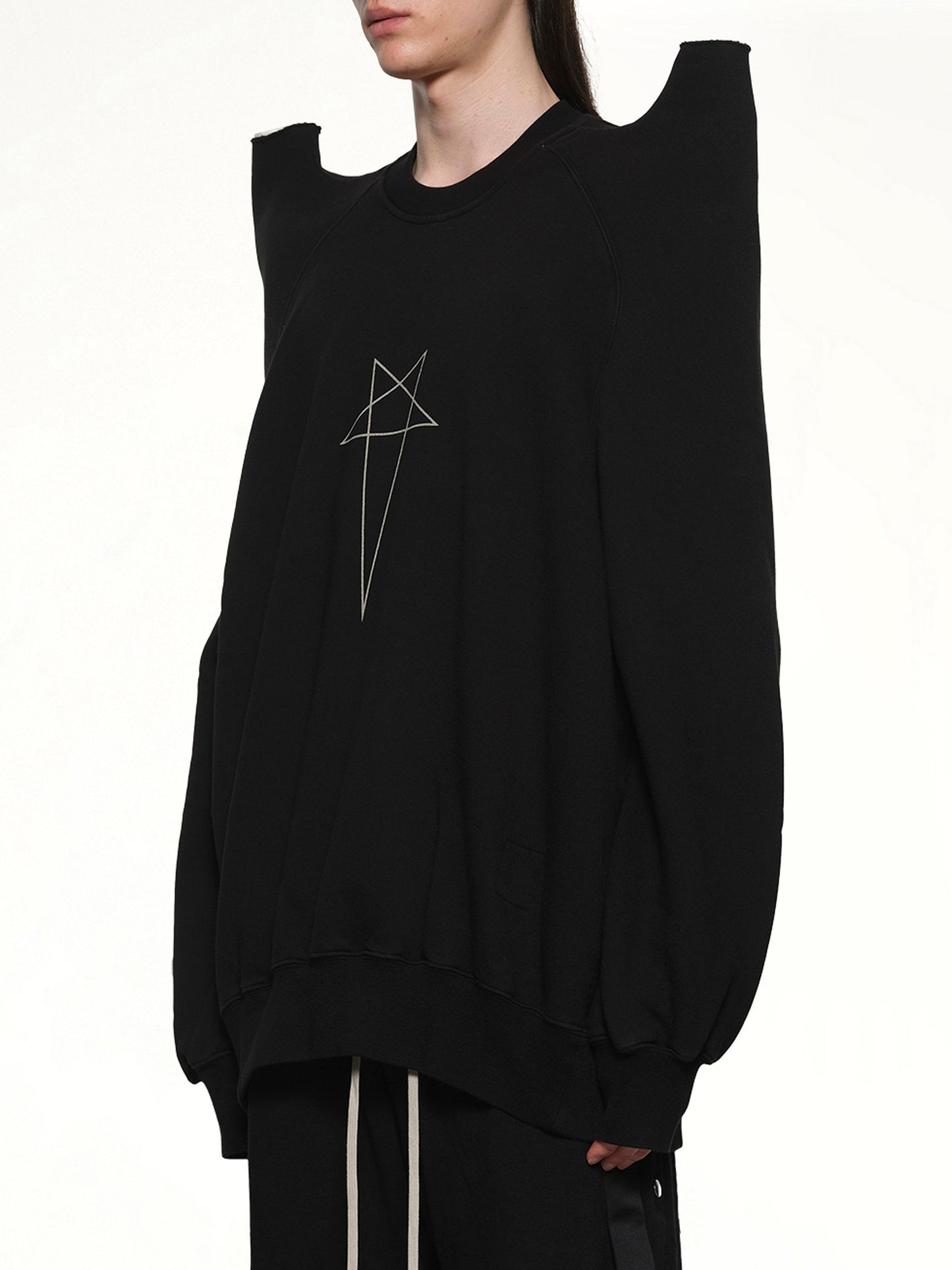 RICK OWENS DRKSHDW Pentagram Tec Sweat (Black)