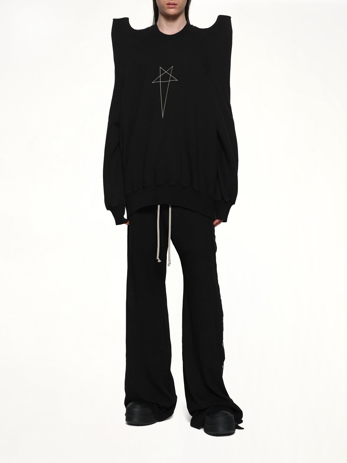 RICK OWENS DRKSHDW Pentagram Tec Sweat (Black)