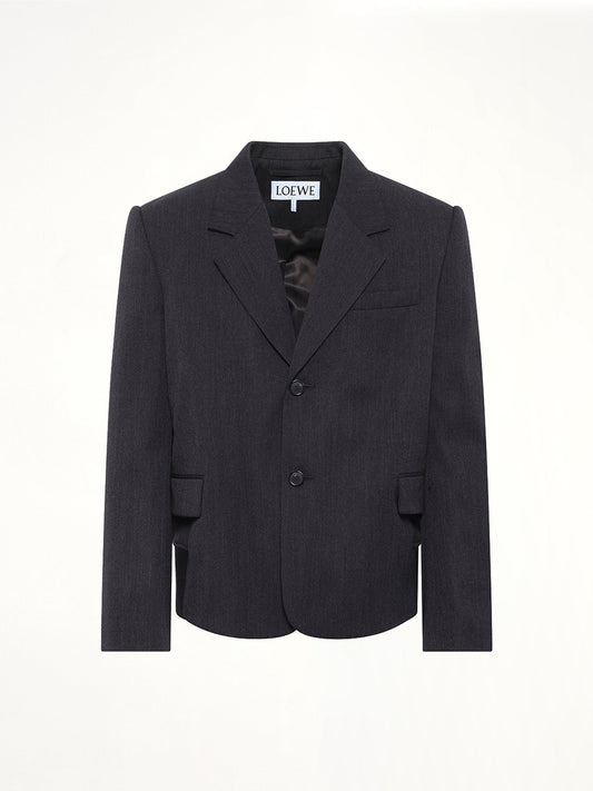 LOEWE Wool Jacket (Grey)