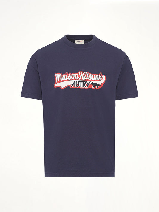 AUTRY Autry x Maison Kitsune T-Shirt (Blue)