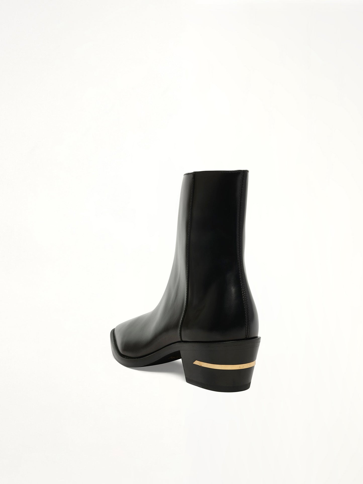 AMIRI MA Metallic Heel Boot (Black)