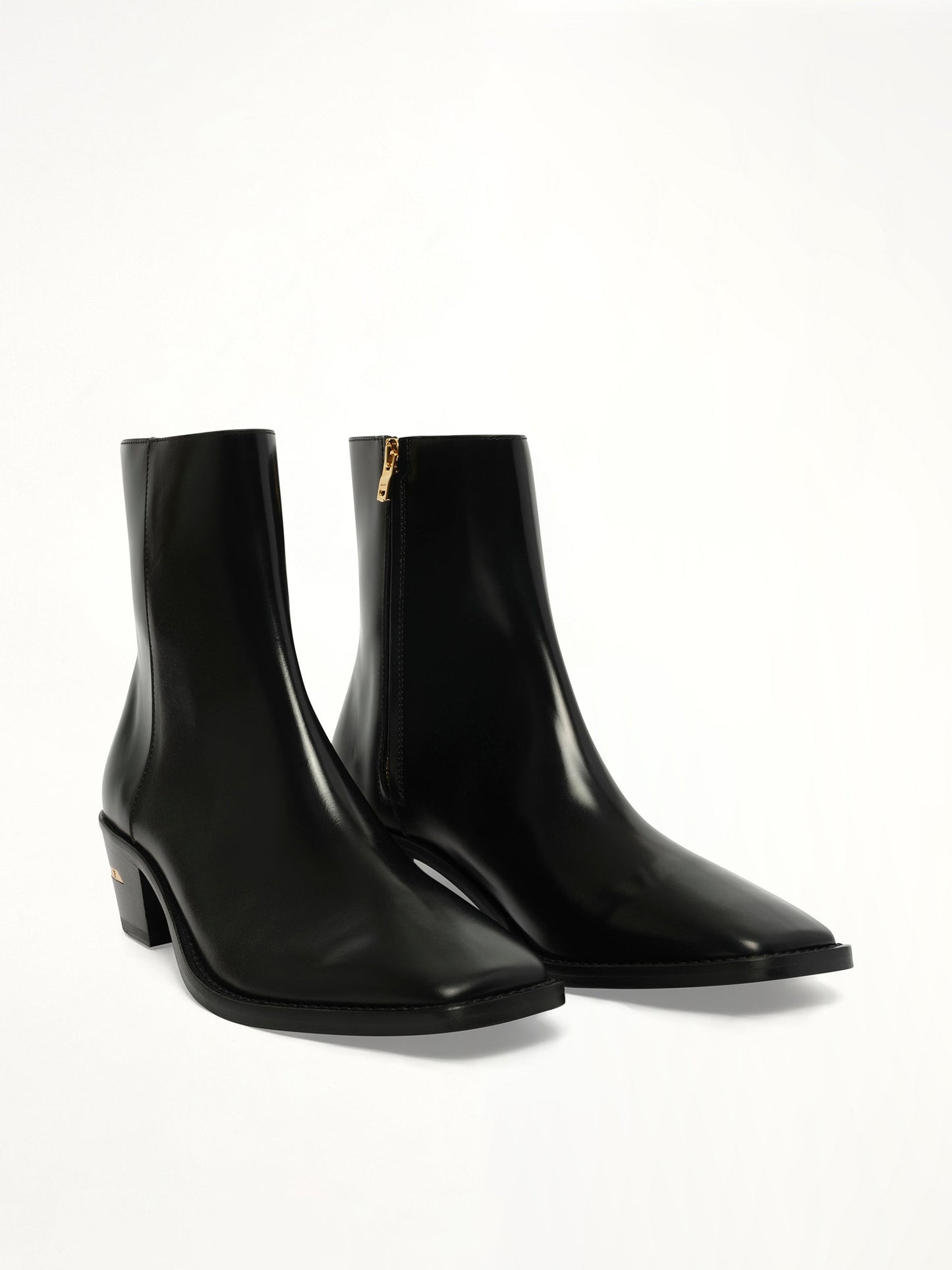 AMIRI MA Metallic Heel Boot (Black)