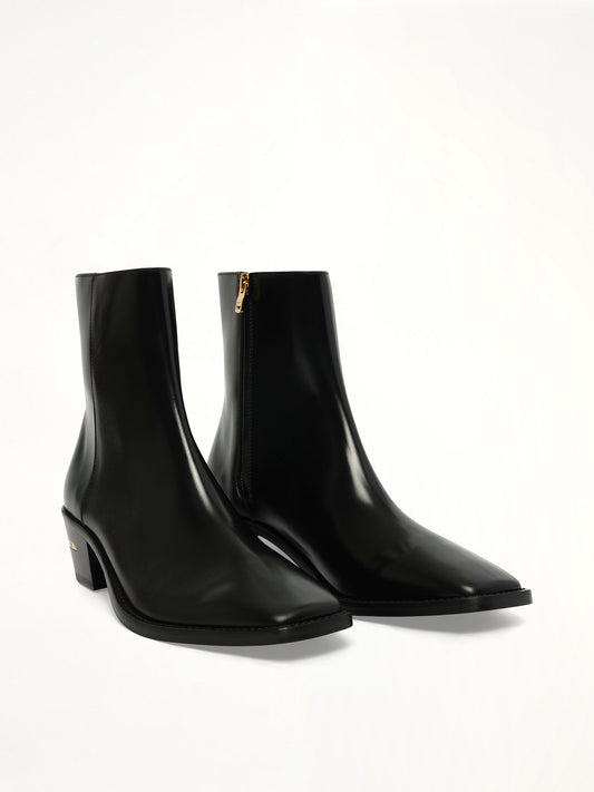 AMIRI MA Metallic Heel Boot (Black)