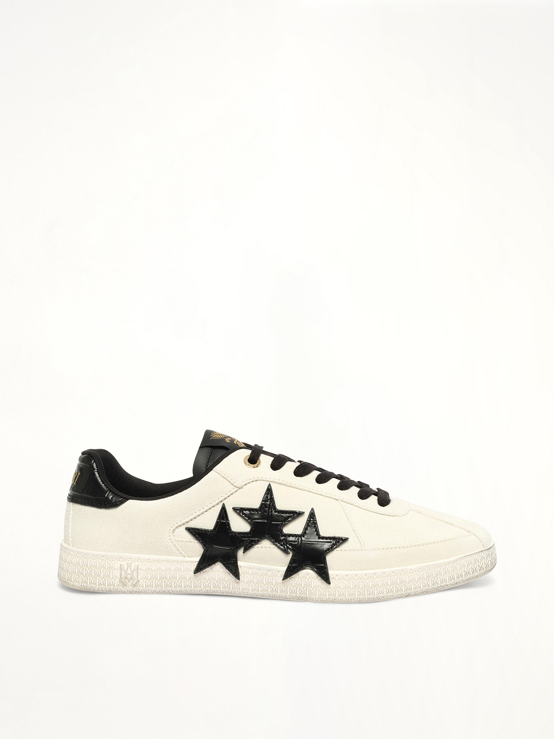 Image of Sneakers. Productname: AMIRI Croc Debossed Pacific Sneaker in BLACK colour by brand - AMIRI