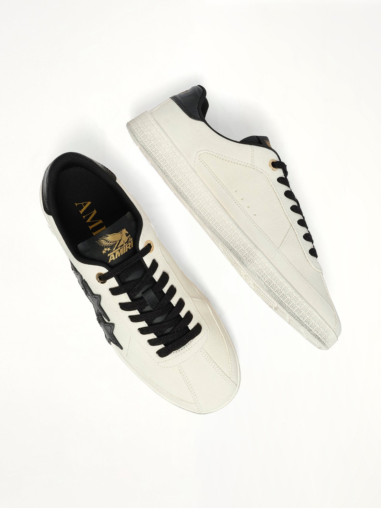 AMIRI Croc Debossed Pacific Sneaker (Black)