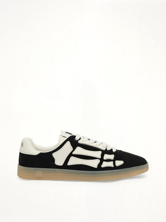 Image of Sneakers. Product name - Pacific Bones Sneaker in Black colour by brand - AMIRI