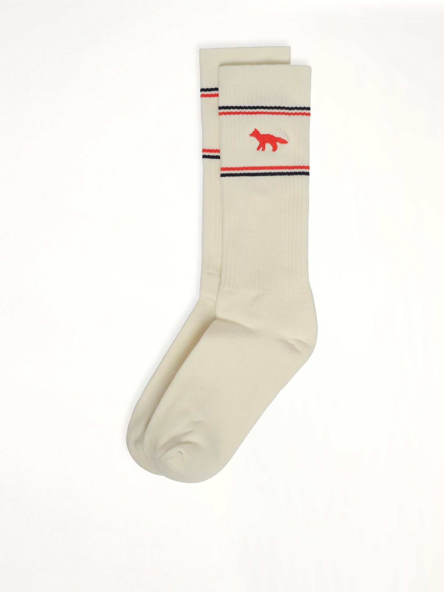 Autry x Maison Kitsune Socks (White)