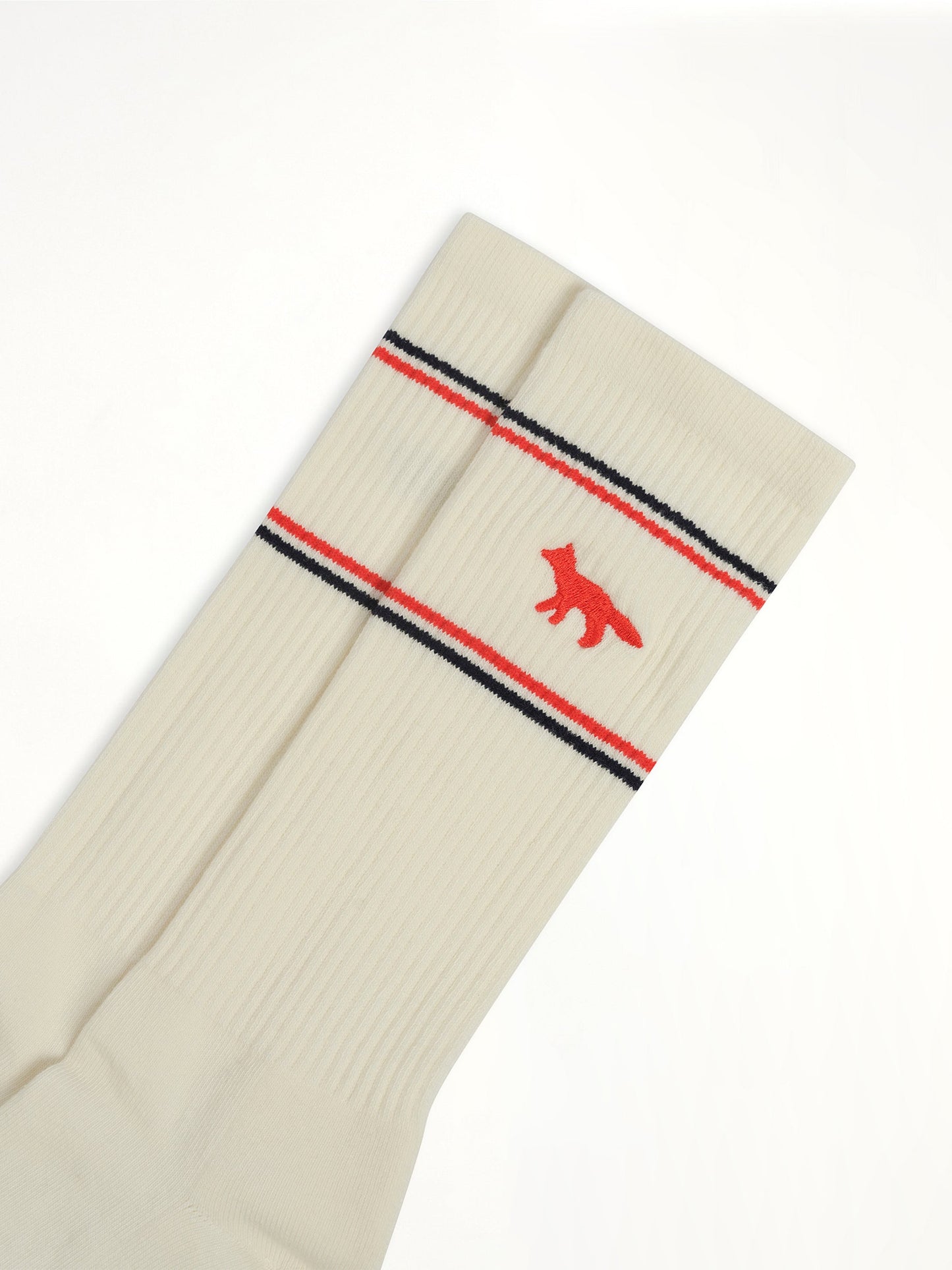 Autry x Maison Kitsune Socks (White)