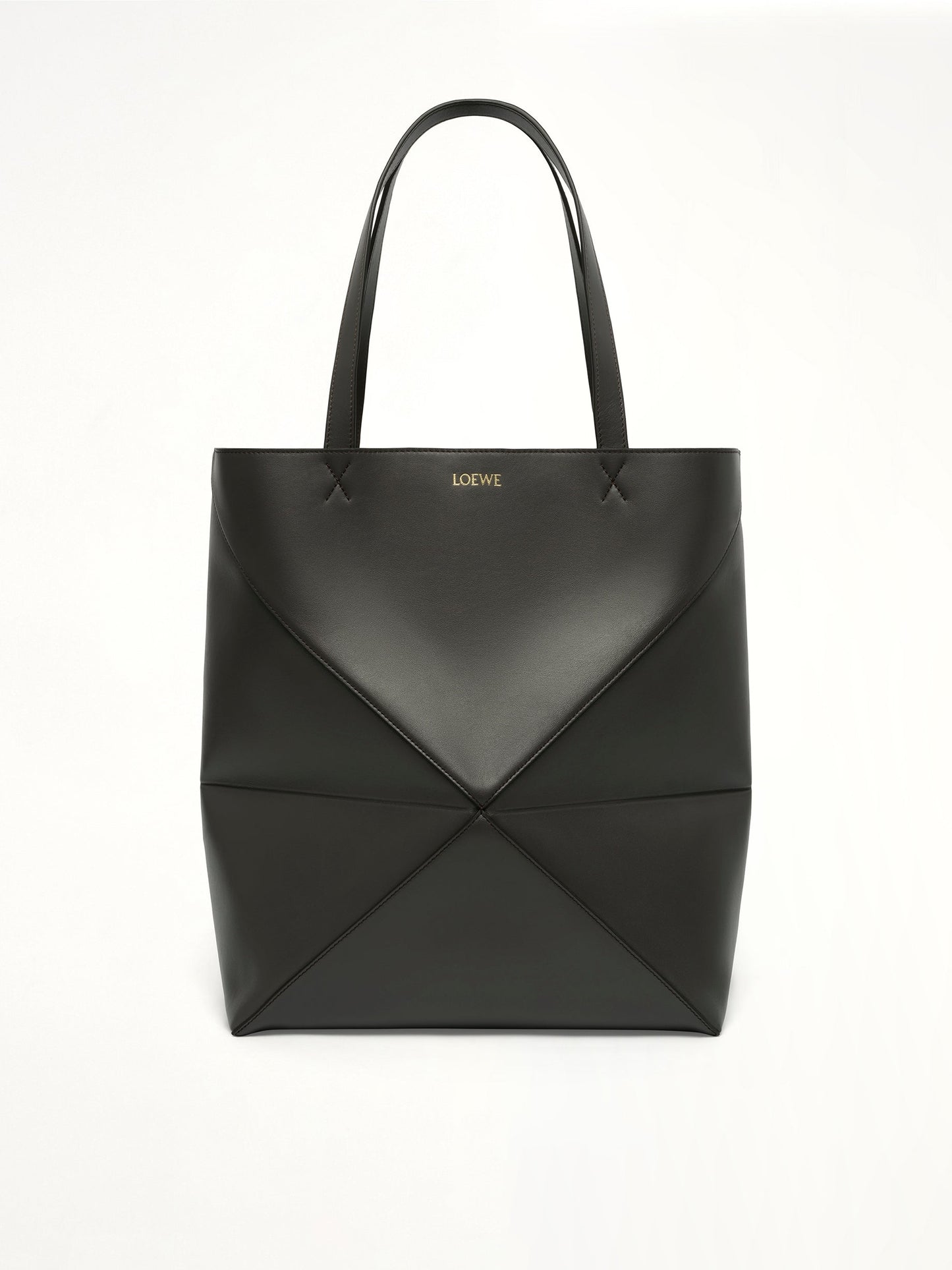 Image of Bags. Product name - Puzzle Fold Tote XL in Grey colour by brand - LOEWE