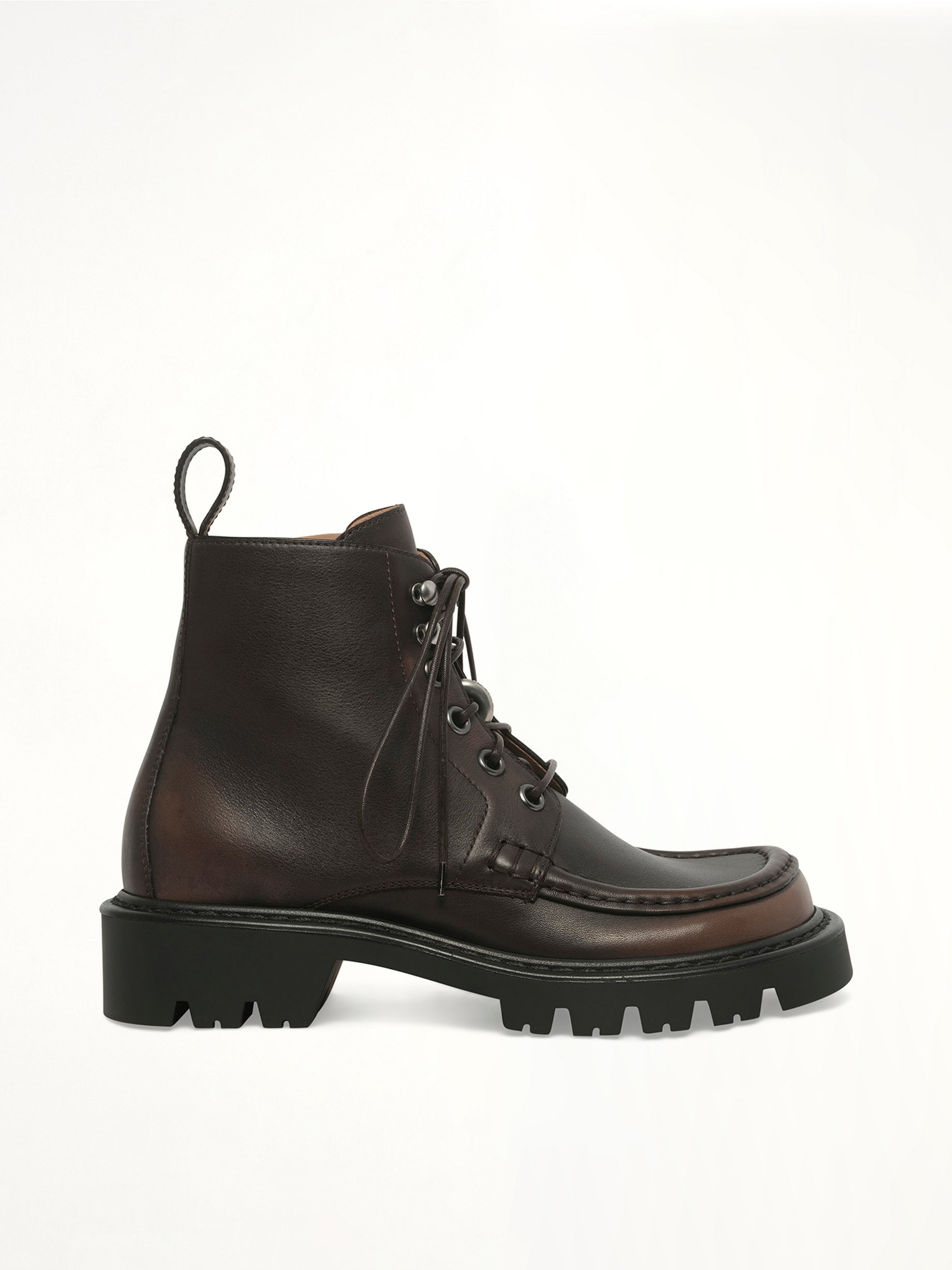 Image of Boots. Product name - Sierra Bootie Donut in Brown colour by brand - LOEWE