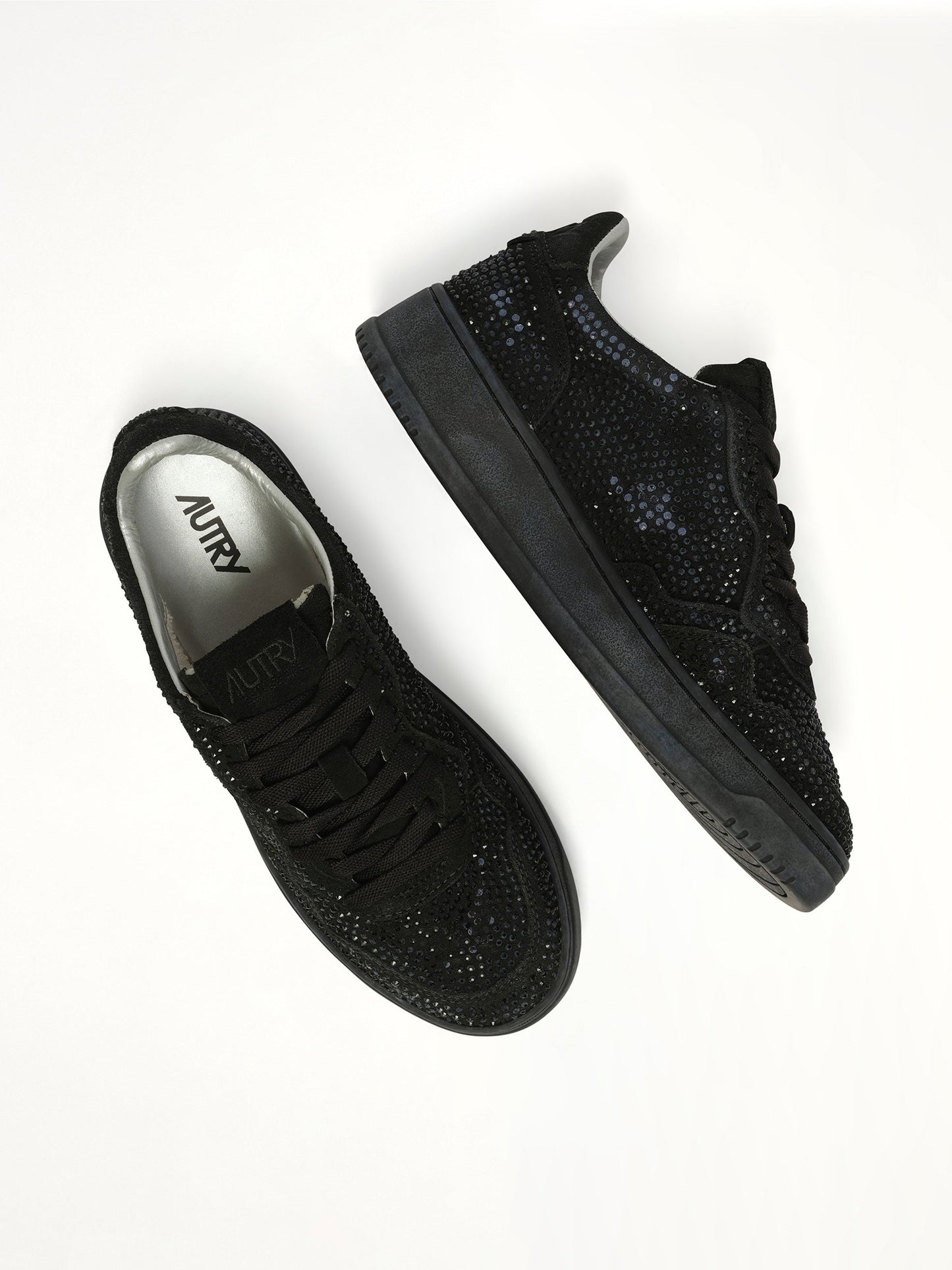 AUTRY Medalist Low Strass Sneaker (Black)