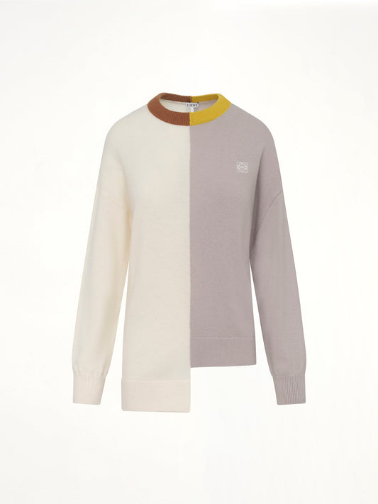 LOEWE Asymmetric Sweater (Mustard/Bronze)