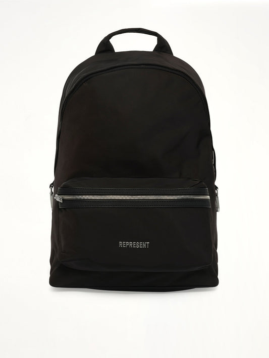 Image of Bags. Productname: REPRESENT Nylon Backpack in Black colour by brand - REPRESENT