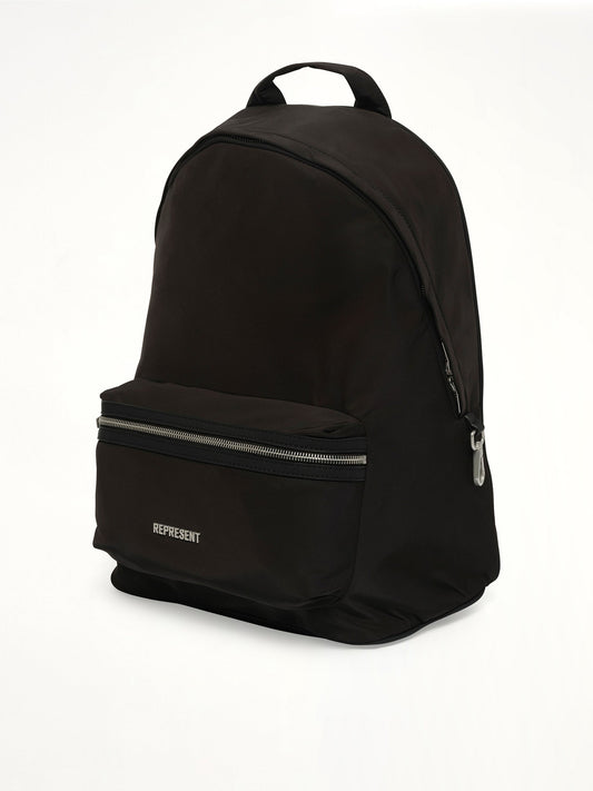 REPRESENT Nylon Backpack (Black)