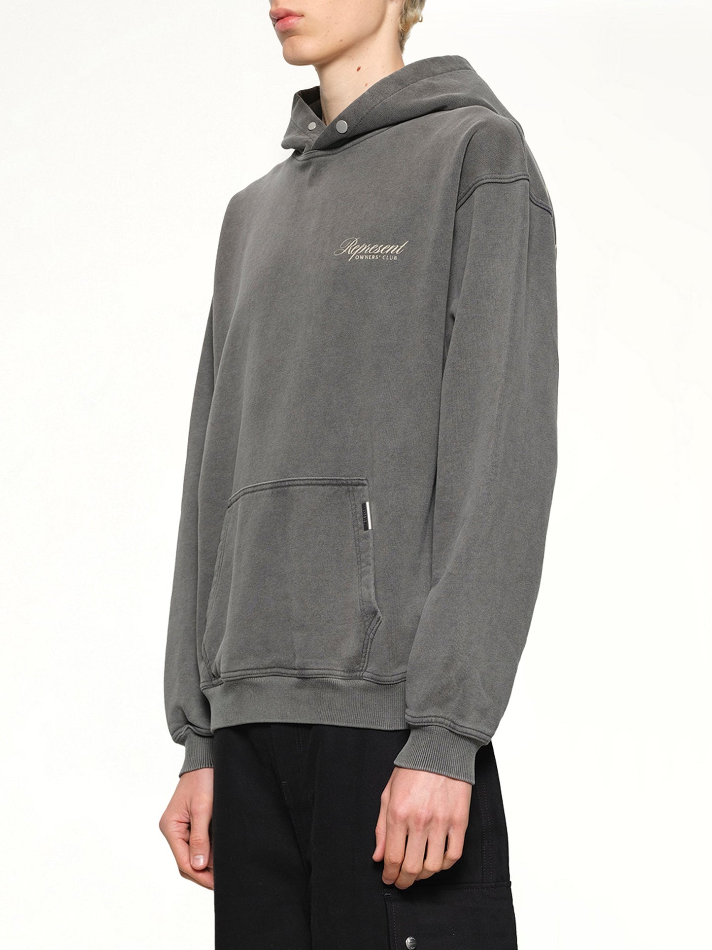 Represent Owners Club Script Hoodie (Grey)