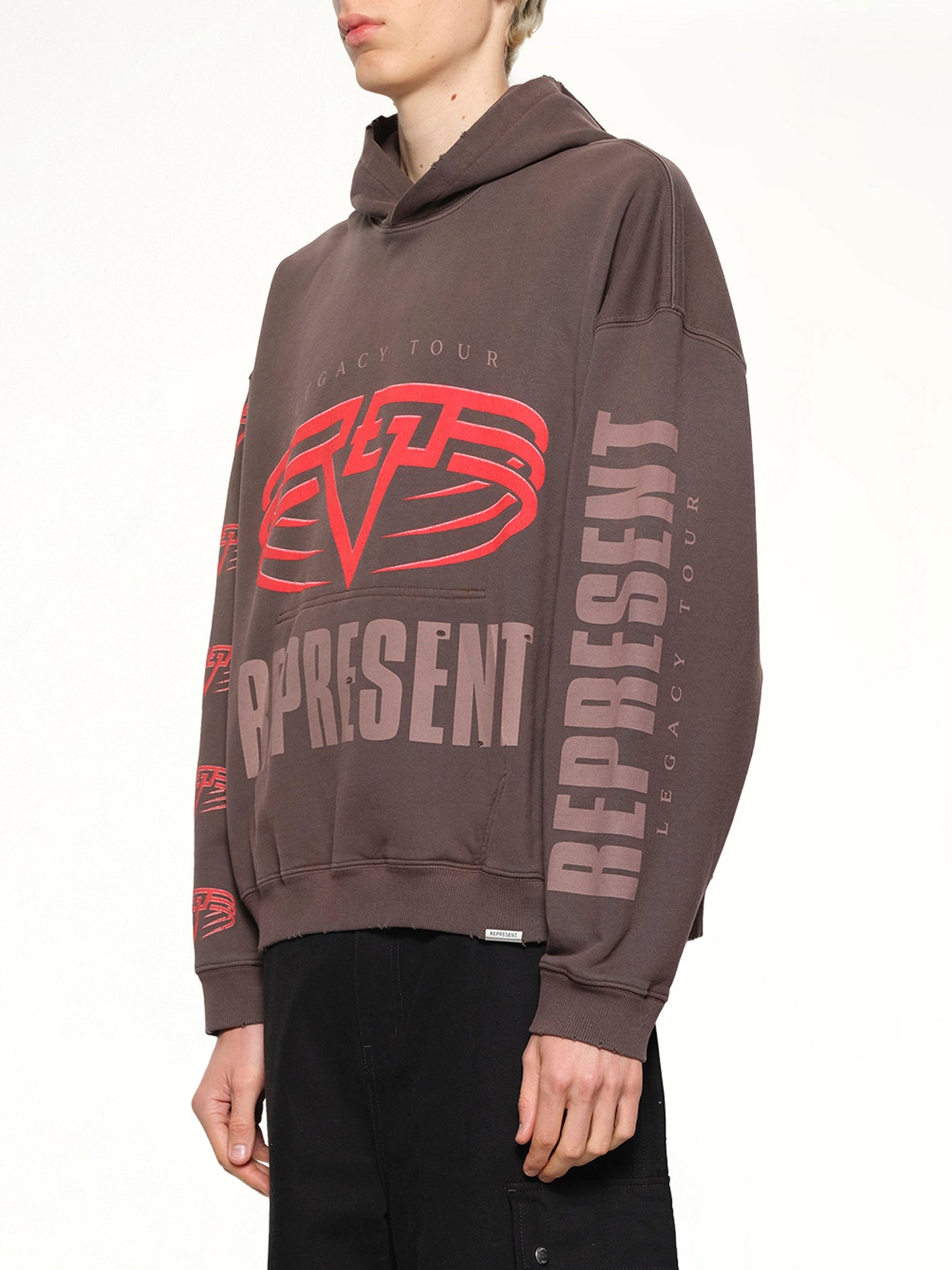 REPRESENT Reversible Living Legacy Falcon Hoodie (Nero)
