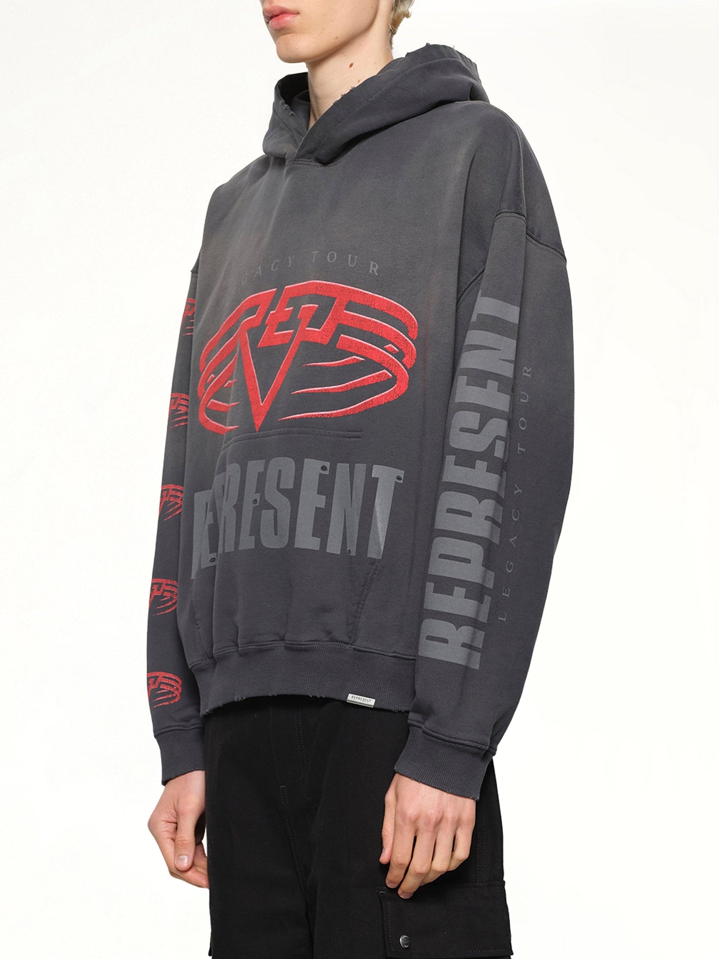 REPRESENT Reversible Living Legacy Falcon Hoodie (Sun Fade Grey)