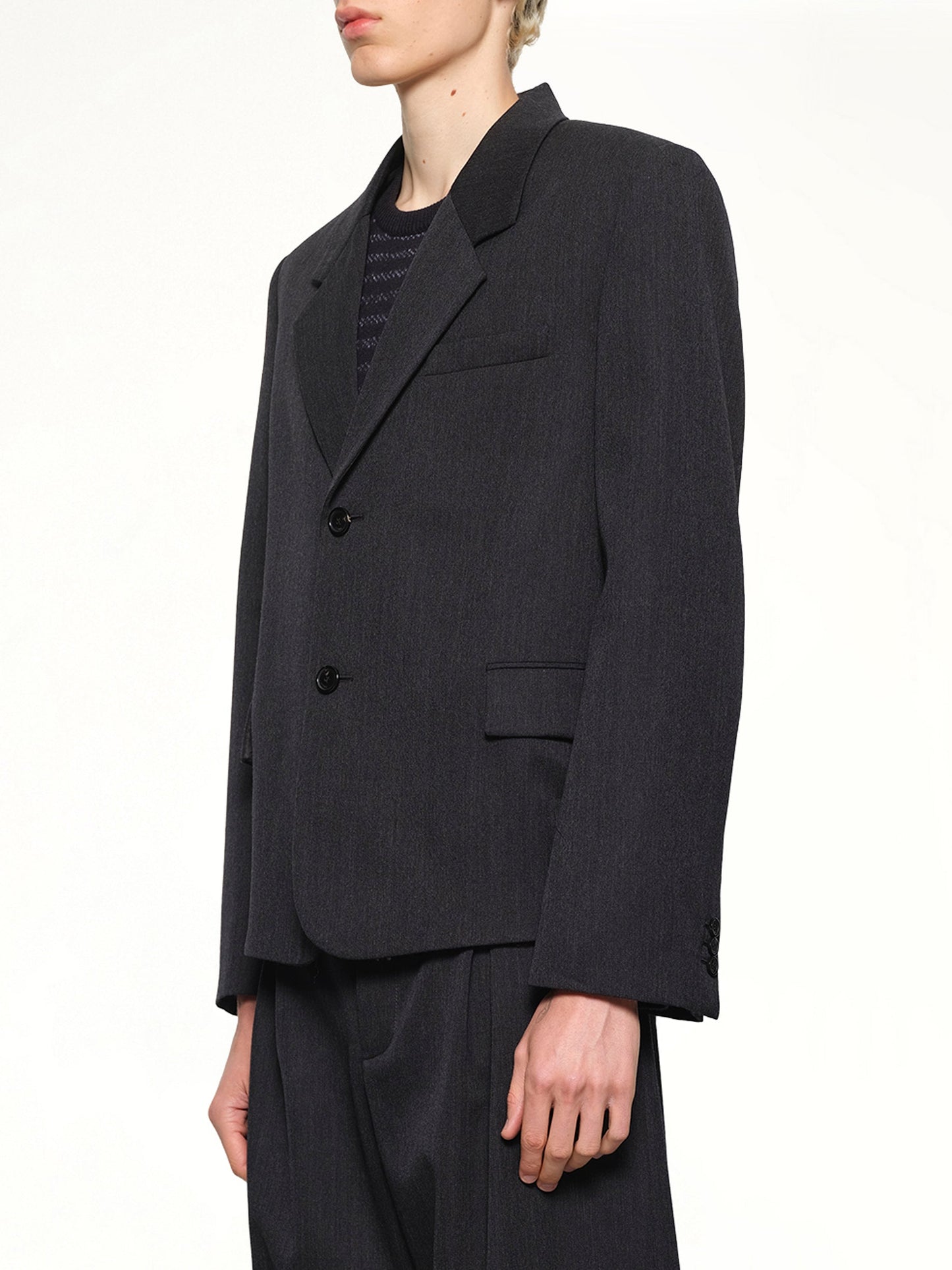 LOEWE Wool Jacket (Grey)