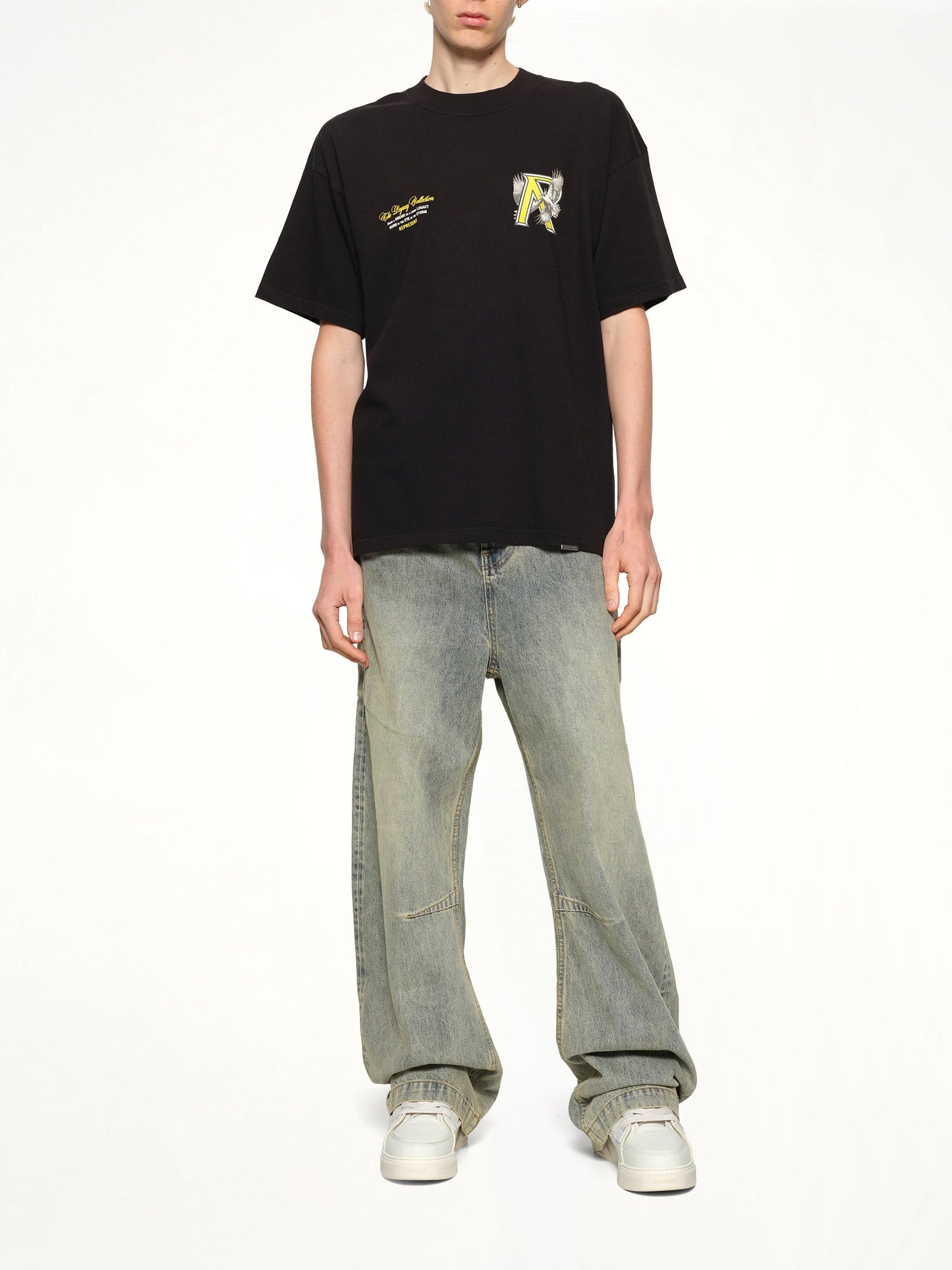 REPRESENT Legacy Falcon T-Shirt (Jet Black)