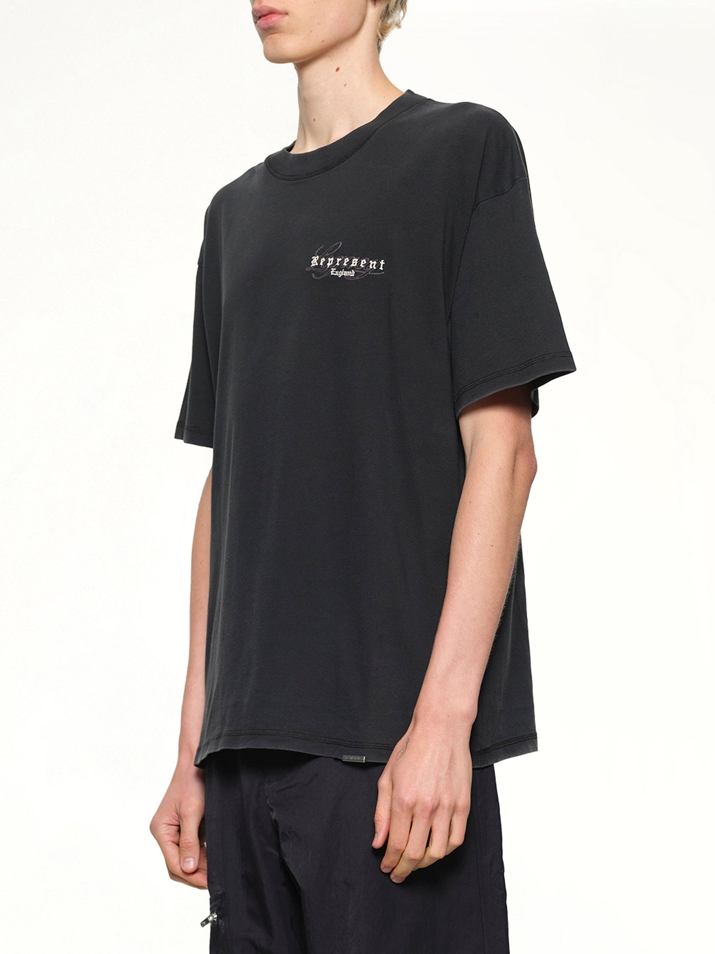 Represent Legacy Overprint T-Shirt (Black)