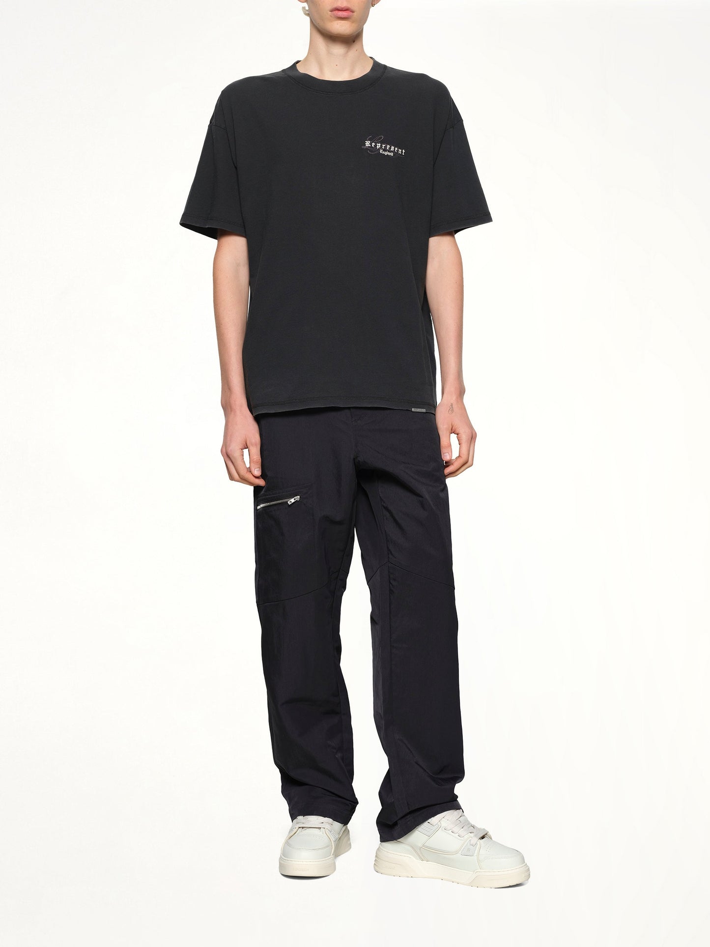 Represent Legacy Overprint T-Shirt (Black)