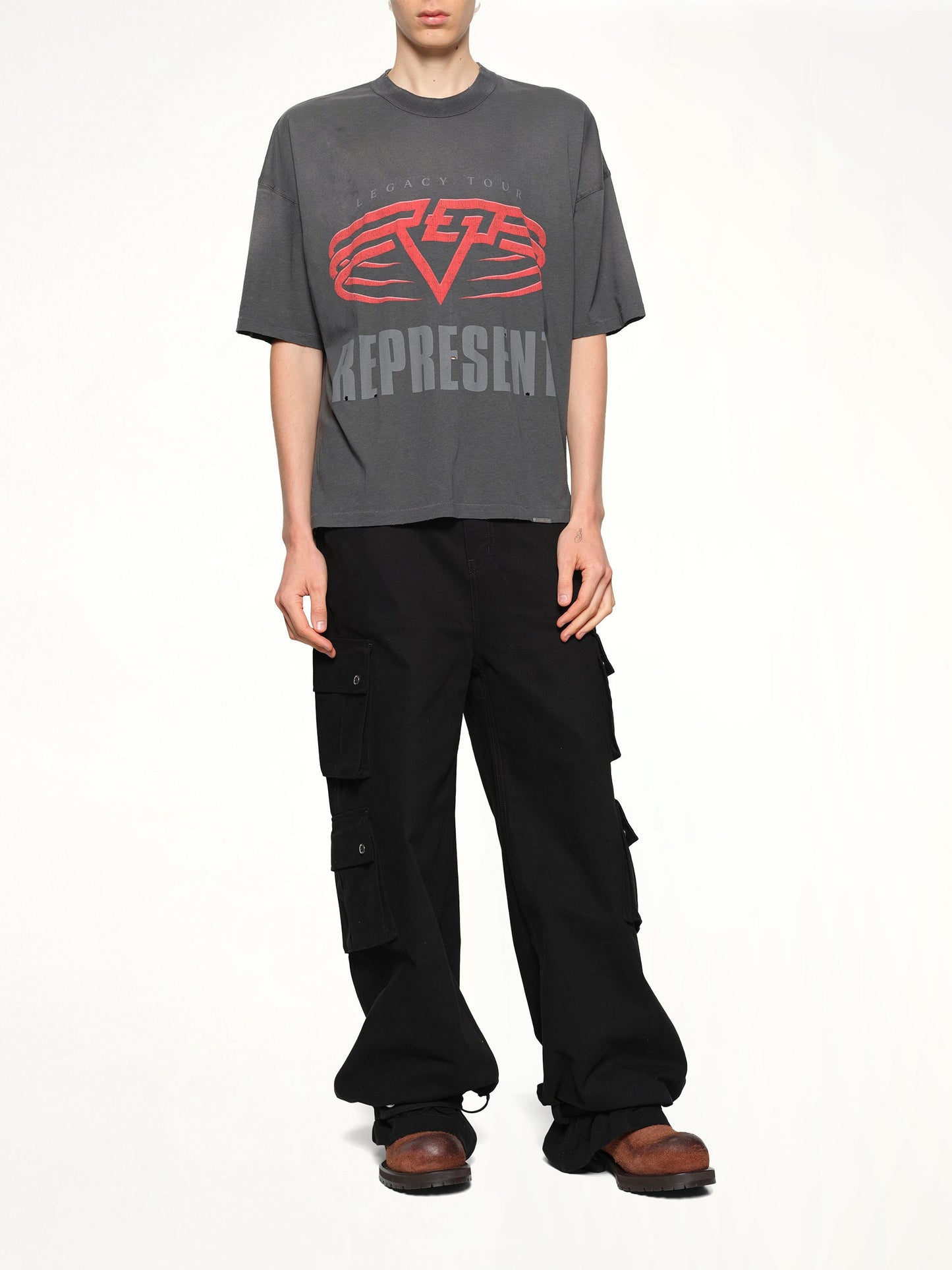 Represent Living Legacy T-Shirt (Sun Fade Grey)