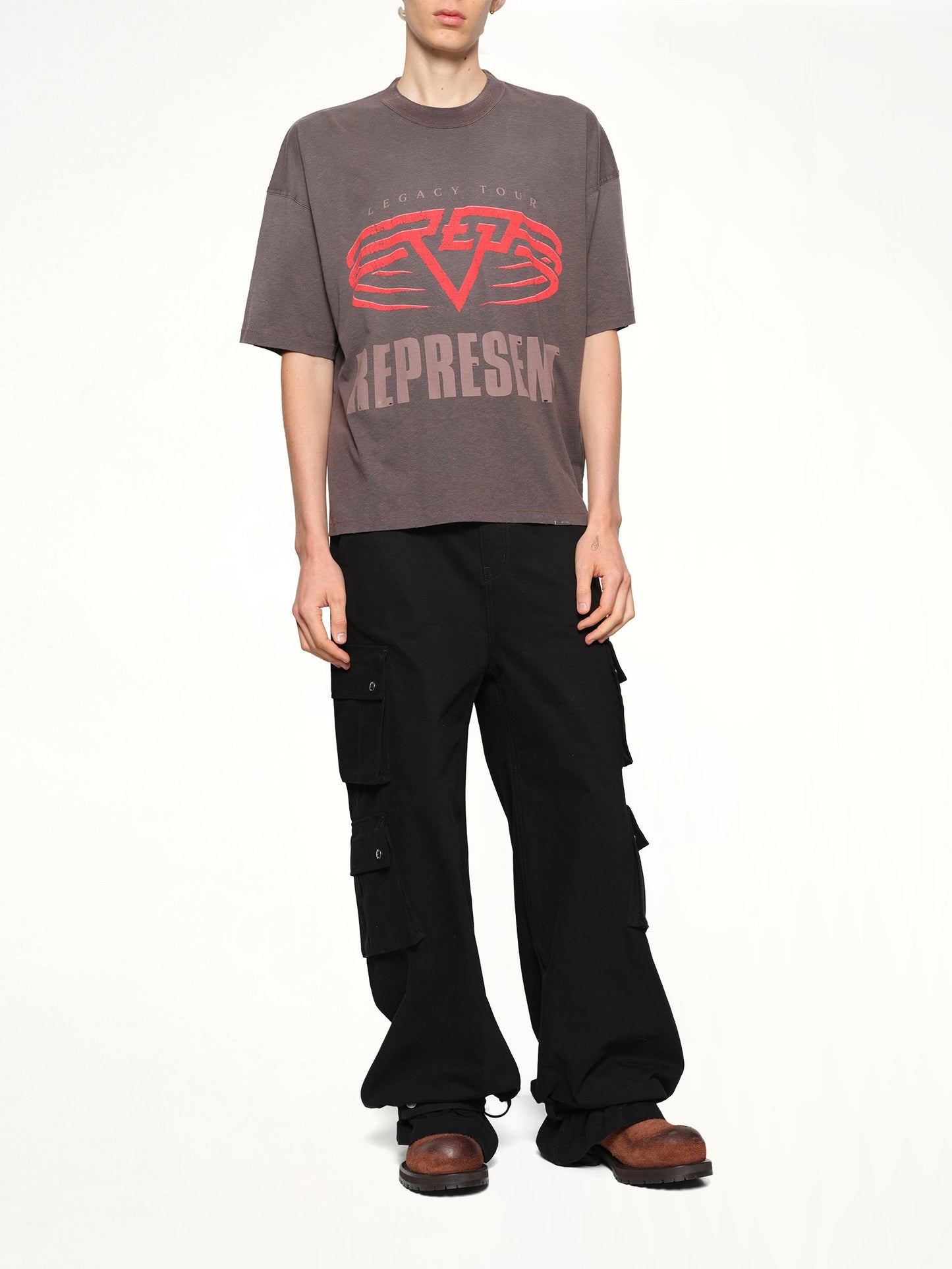 REPRESENT Reversible Living Legacy Falcon T-Shirt (Nero)