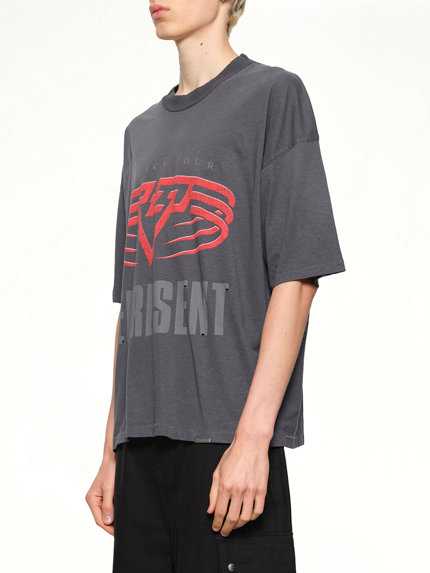 REPRESENT Reversible Living Legacy Falcon T-Shirt (Sun Fade Grey)