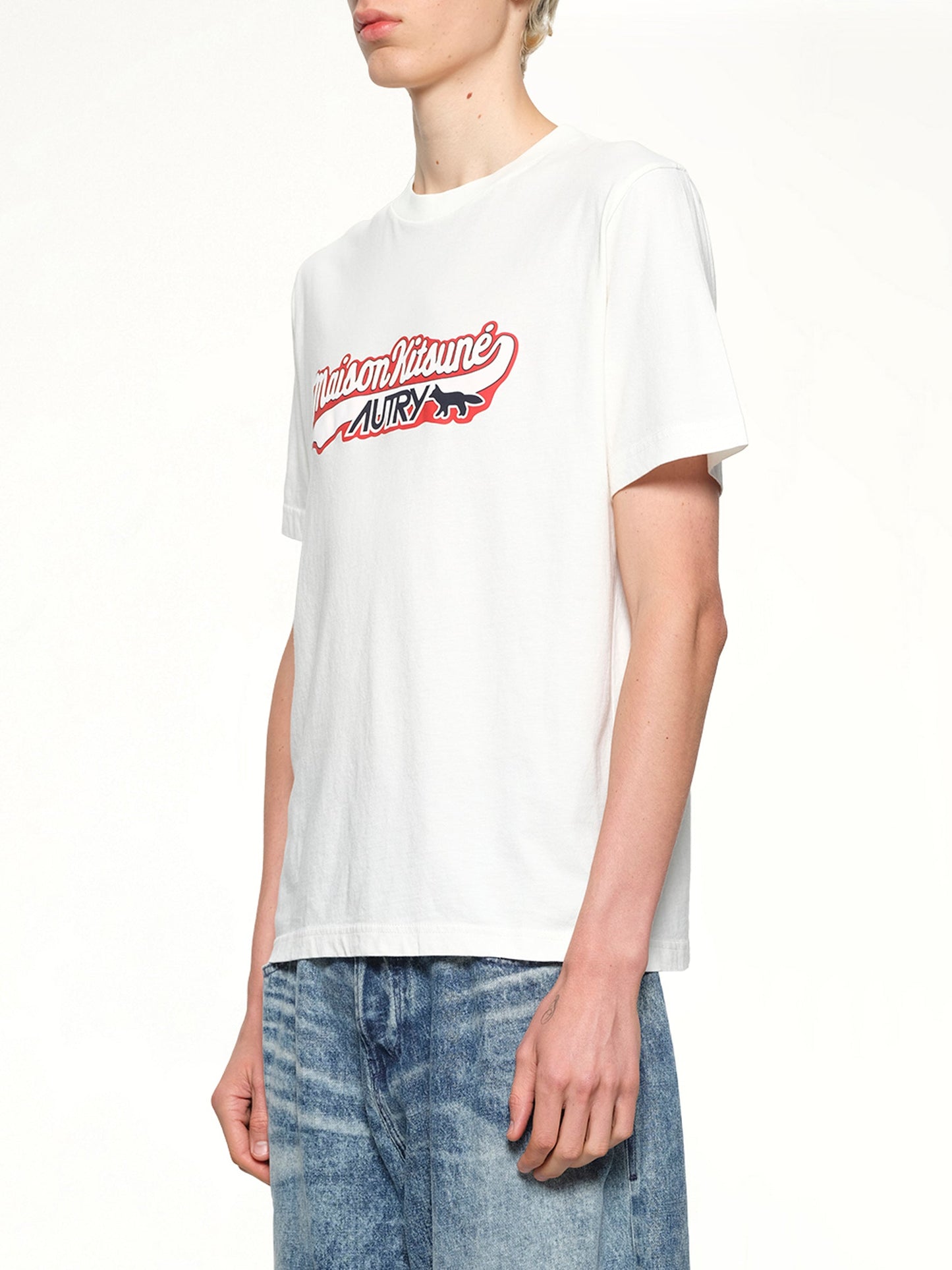 Autry x Maison Kitsune T-Shirt (White)