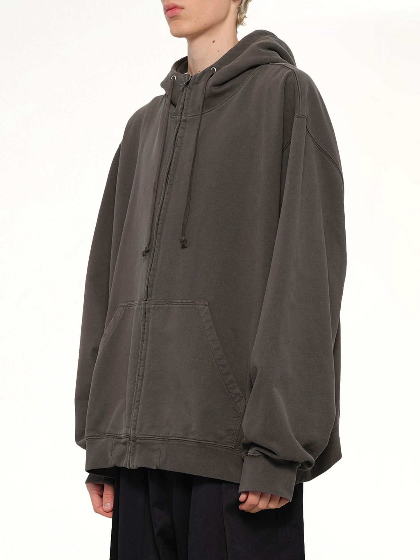 MAISON MARGIELA Zip Hoodie (Grey)