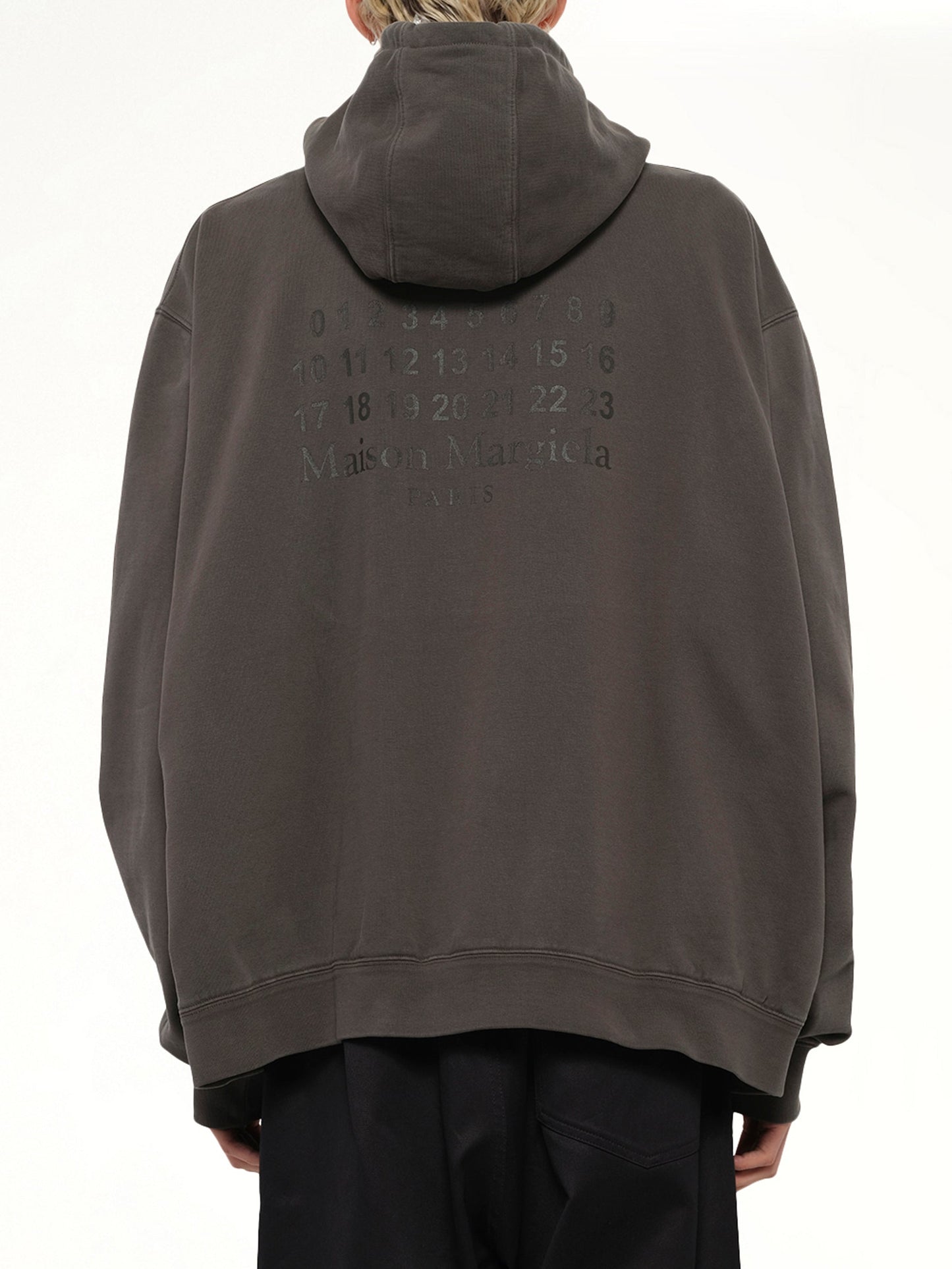 MAISON MARGIELA Zip Hoodie (Grey)