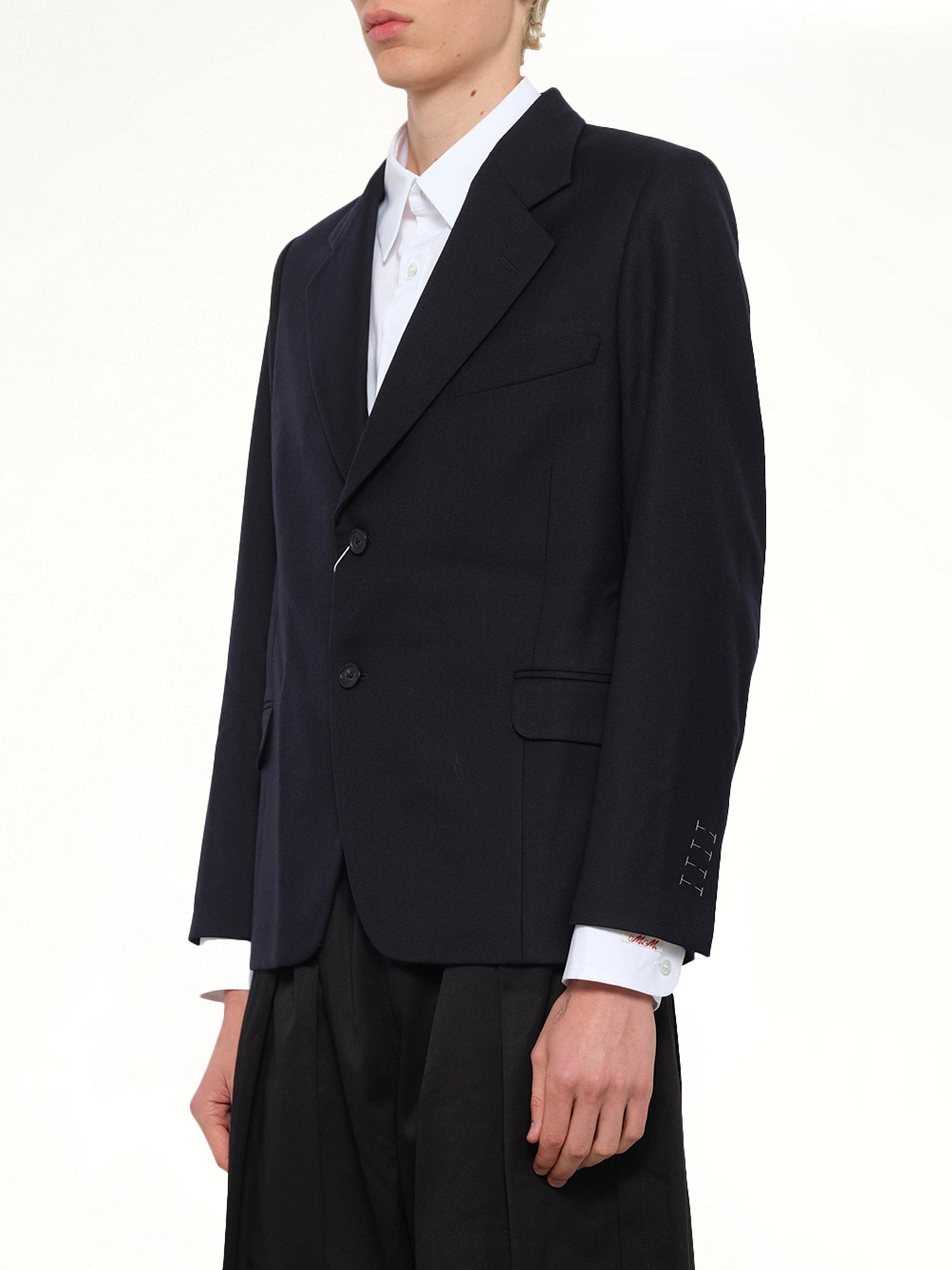 MAISON MARGIELA Virgin Wool Blazer (Blue)
