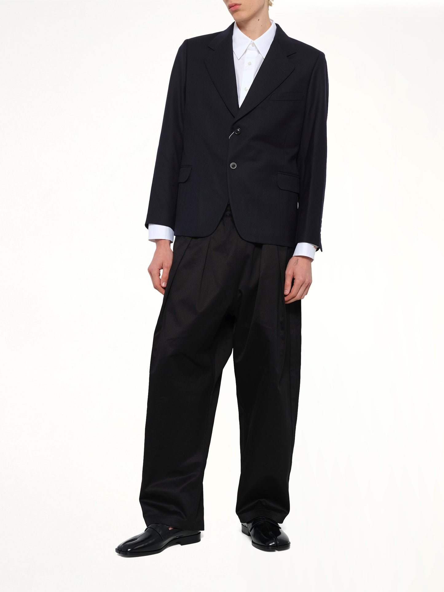 MAISON MARGIELA Virgin Wool Blazer (Blue)