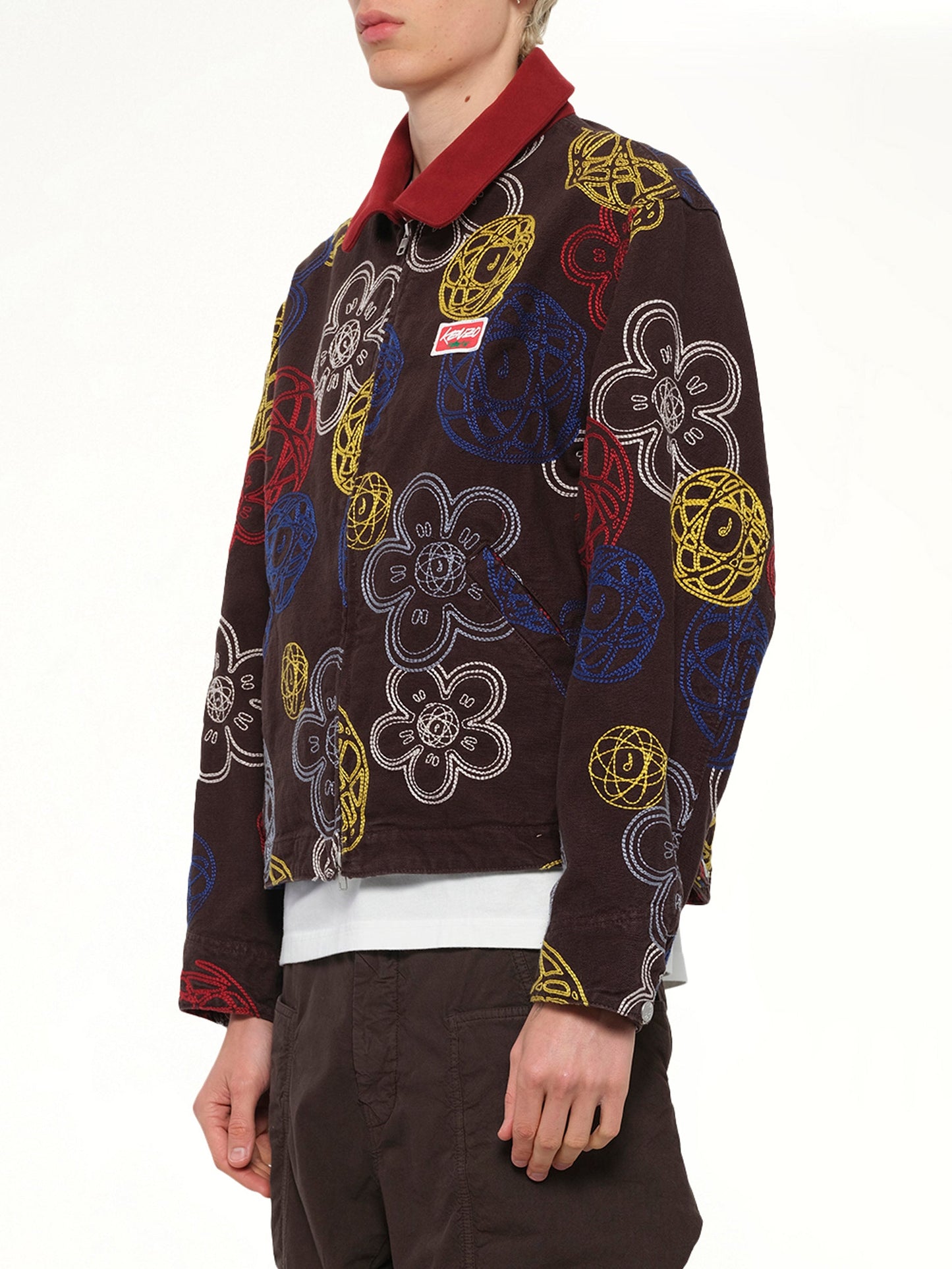 Kenzo Futura Zip Up Utility Jacket (Chocolate)