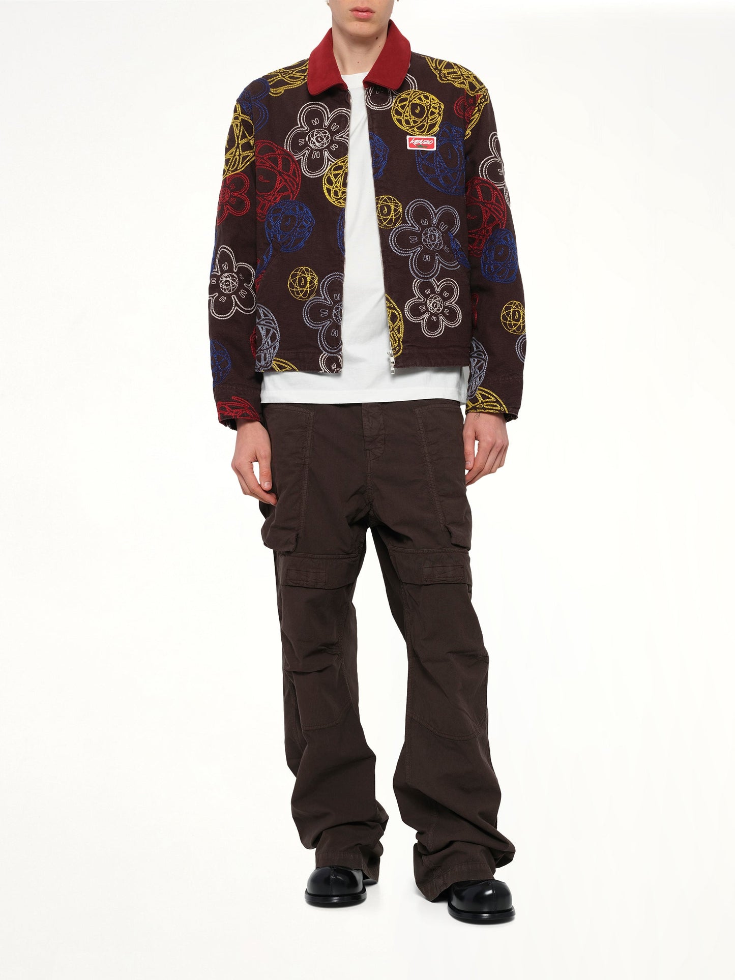 Kenzo Futura Zip Up Utility Jacket (Chocolate)