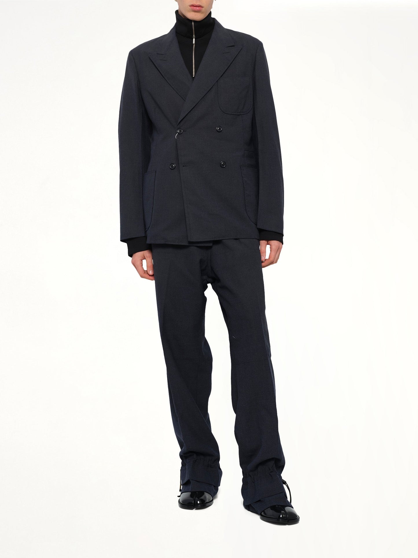 MAISON MARGIELA Wool Jacket (Dark Blu)