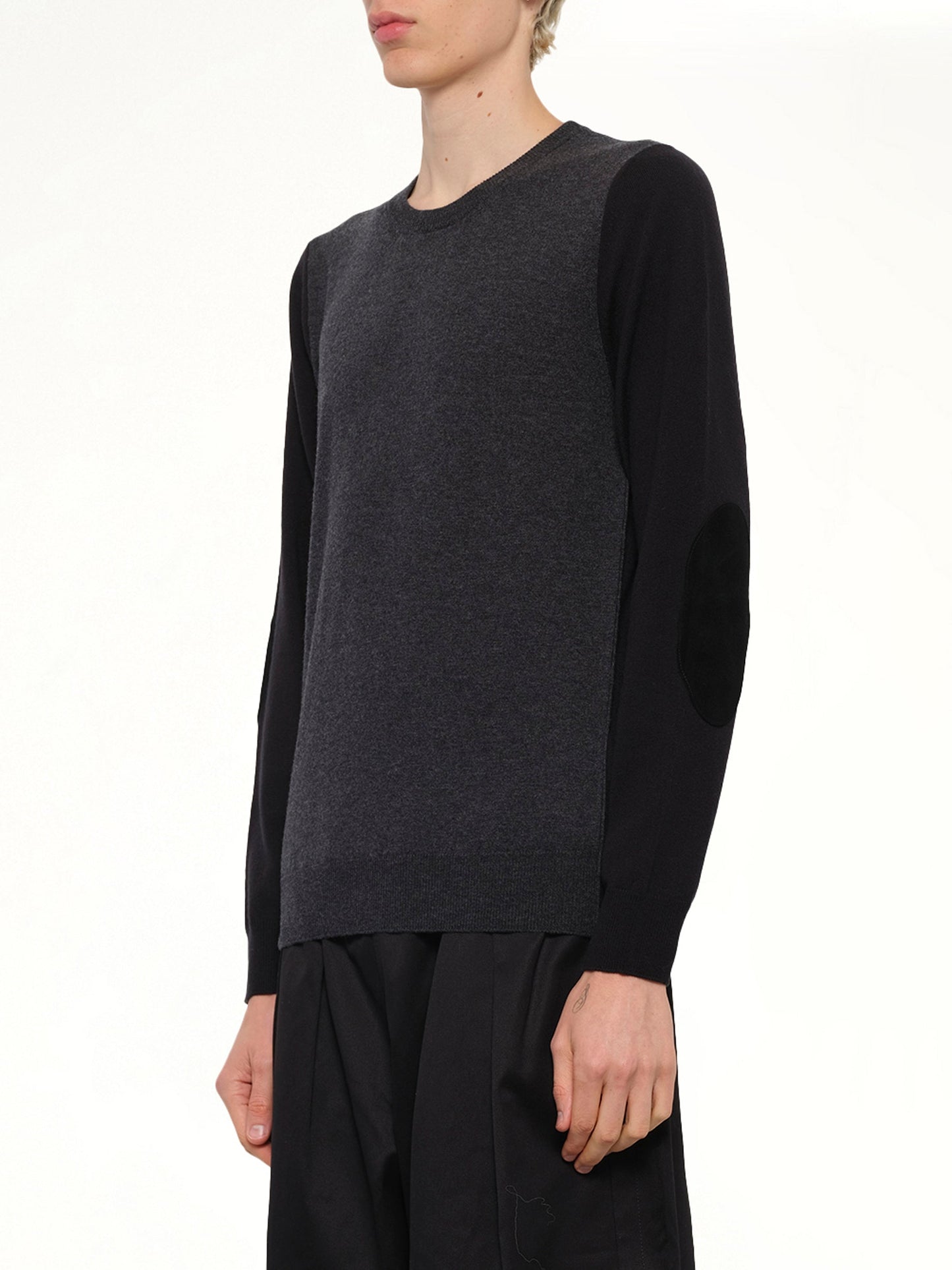 MAISON MARGIELA Two-Tone Sweater (Grey)