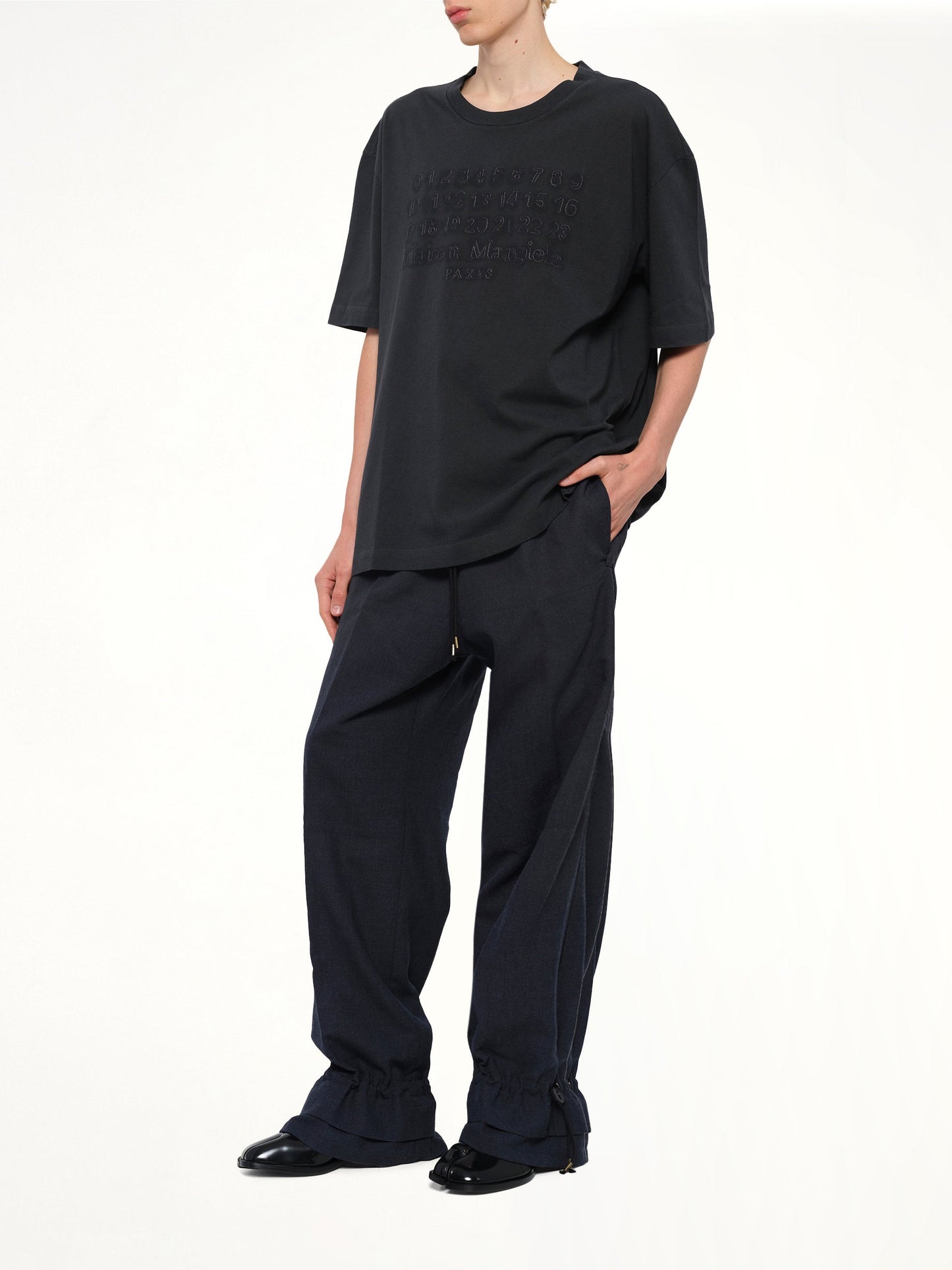 MAISON MARGIELA Wool Pants (Dark Blu)