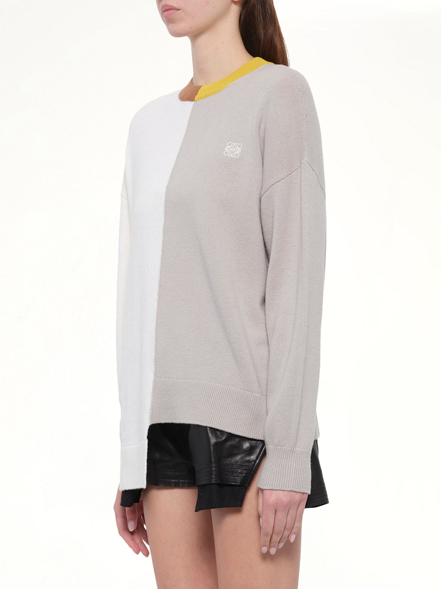 LOEWE Asymmetric Sweater (Mustard/Bronze)