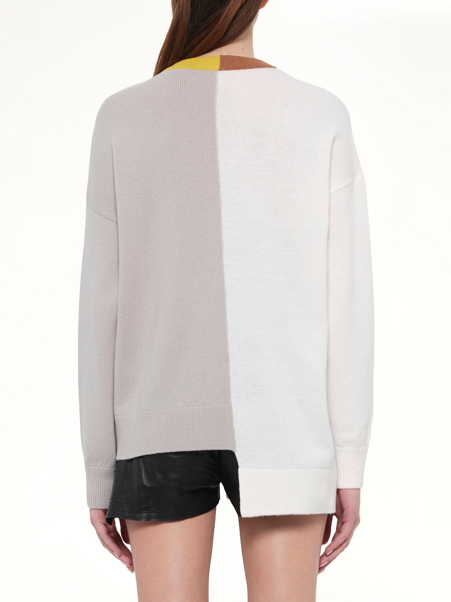 LOEWE Asymmetric Sweater (Mustard/Bronze)