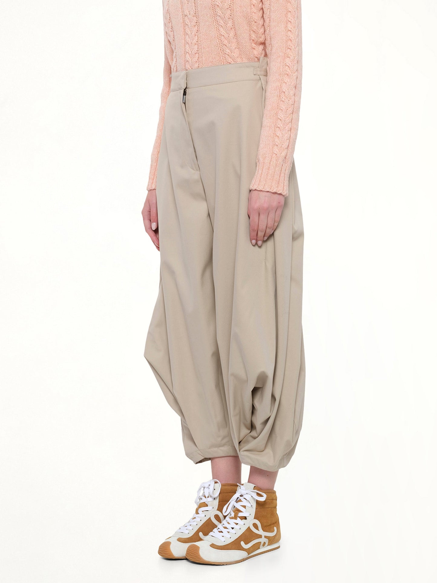LOEWE Draped Trouser AF (Beige)