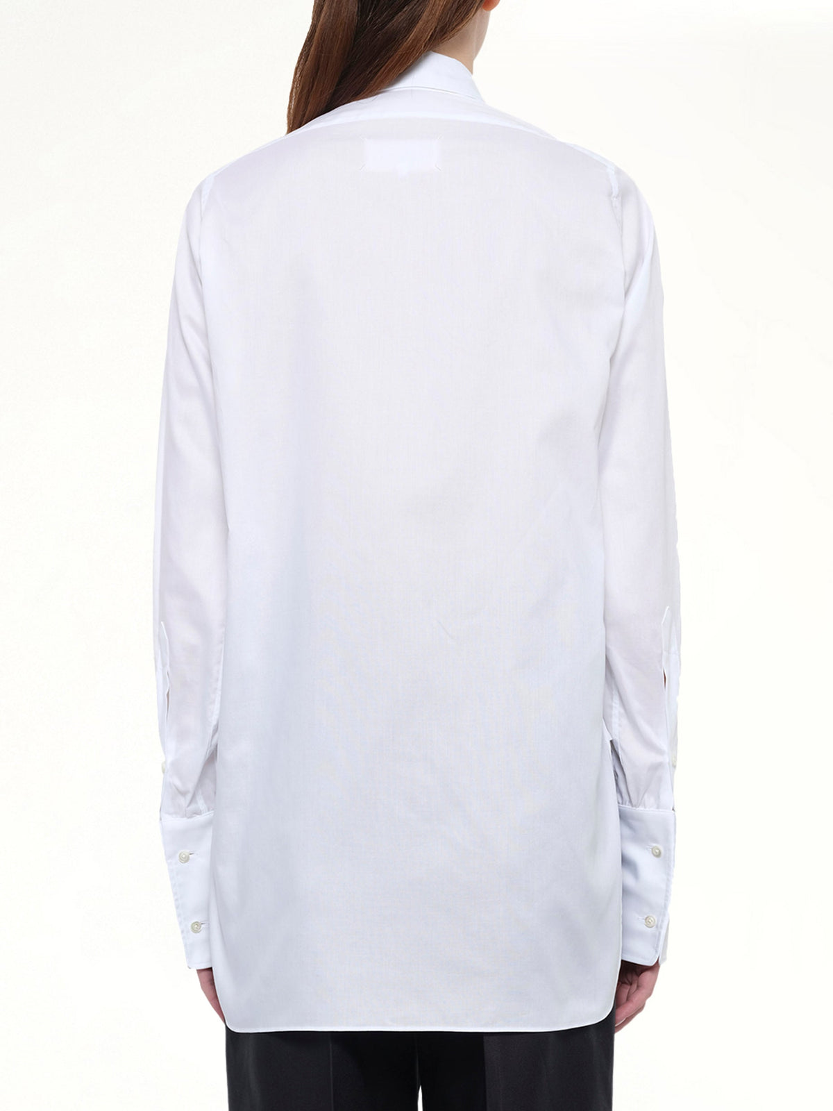 MAISON MARGIELA Long-sleeved Shirt (White)