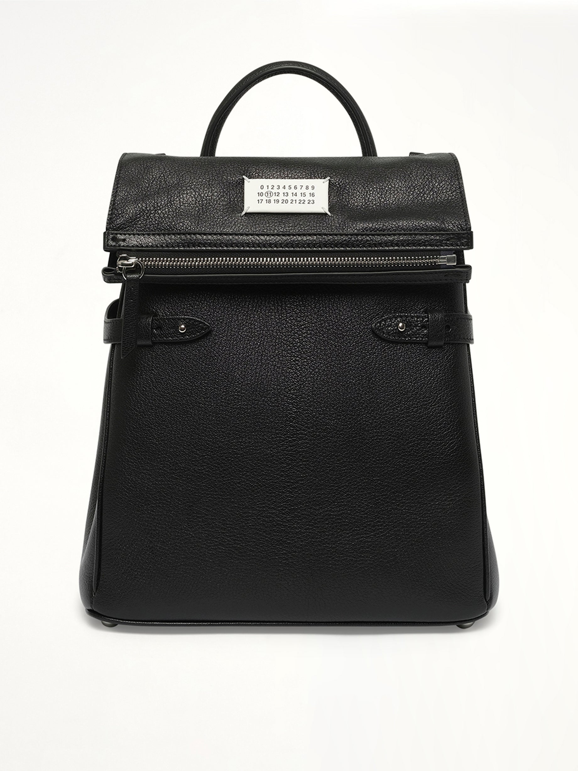 Image of Bags. Productname: 5AC Top Handle Backpack in Black colour by brand - MAISON MARGIELA