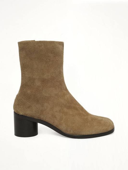 Image of Boots. Product name - Tabi Ankle 8cm Boots in Brown colour by brand - MAISON MARGIELA