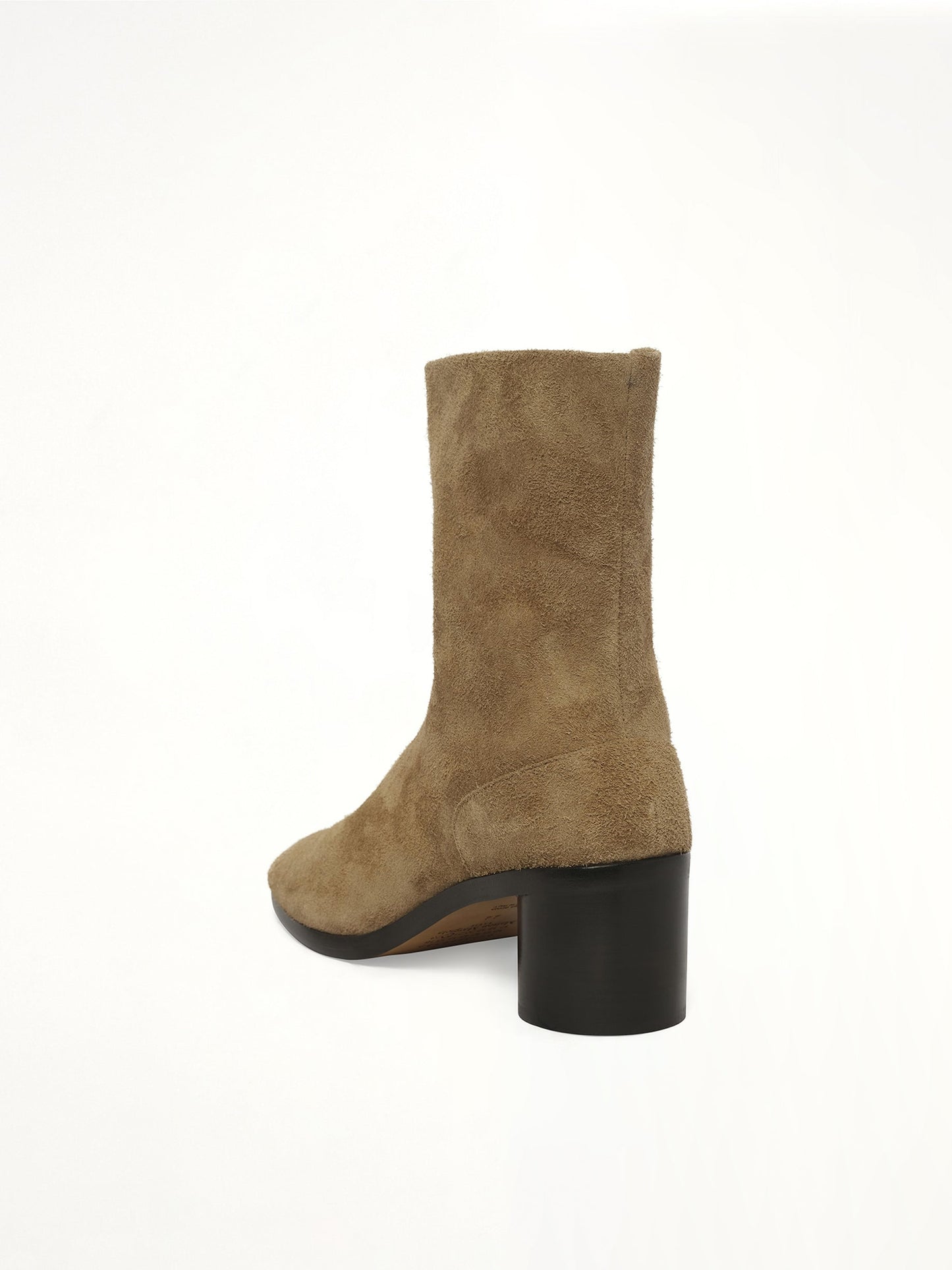 MAISON MARGIELA Tabi Ankle 8cm Boots (Brown)