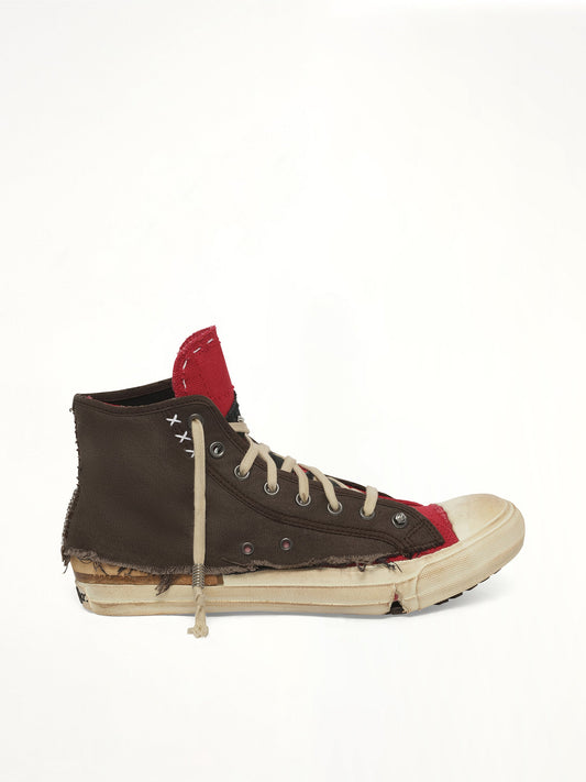 Image of Sneakers. Product name - Loved to Death Sneaker in Red colour by brand - MAISON MARGIELA