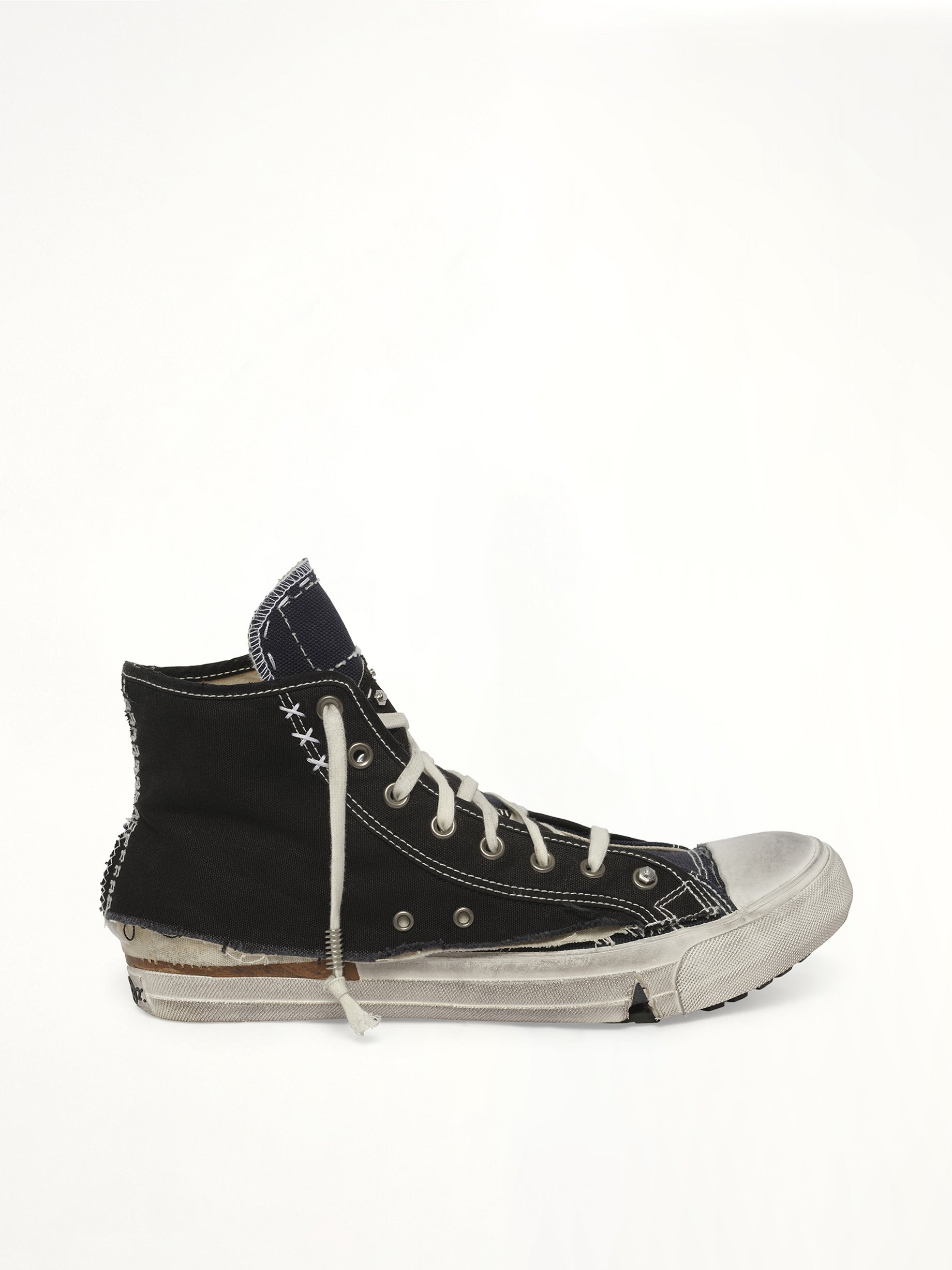 Image of Sneakers. Product name - Loved to Death Sneaker in Black colour by brand - MAISON MARGIELA
