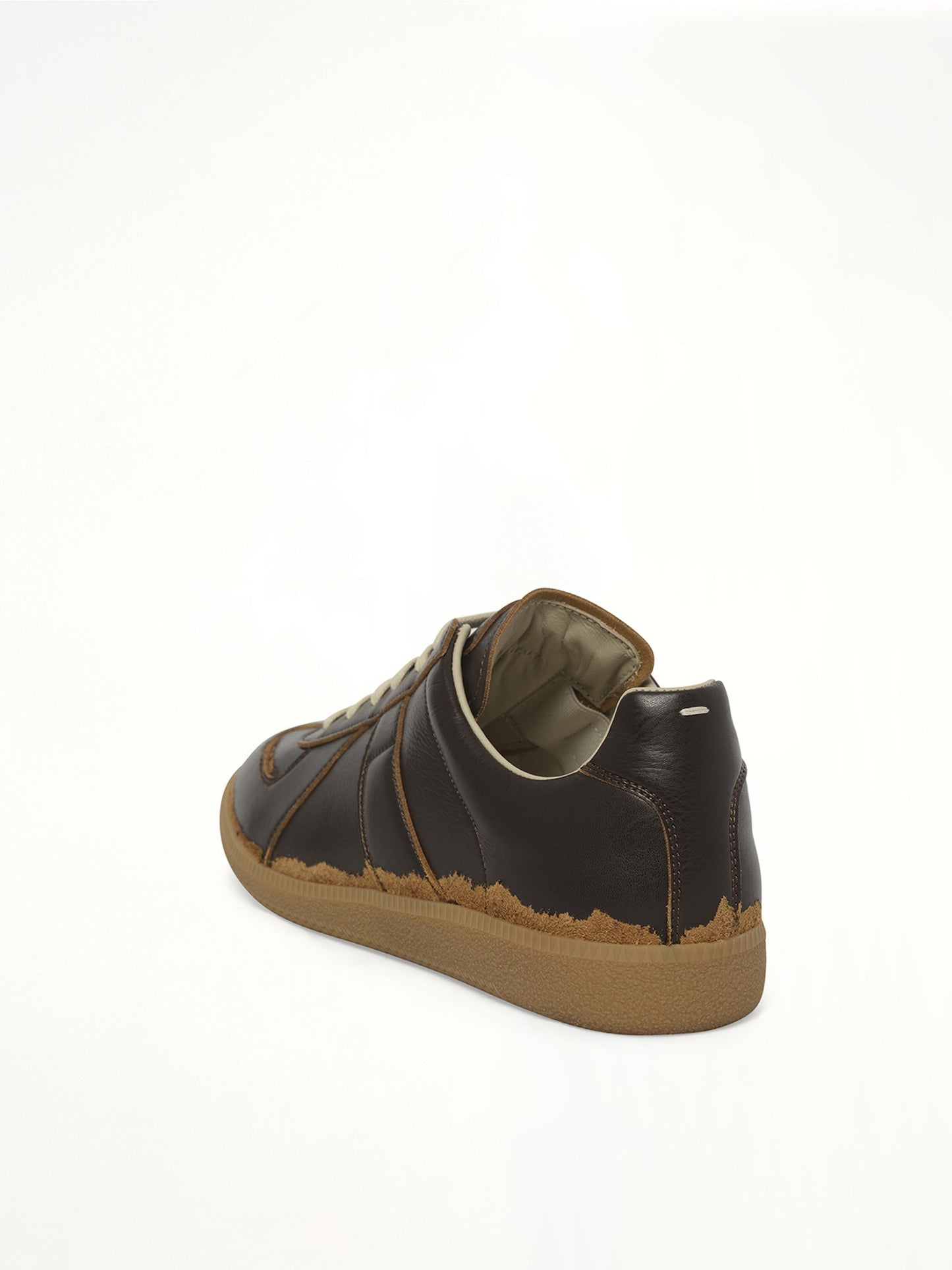 MAISON MARGIELA Replica Leather Sneaker (Brown)