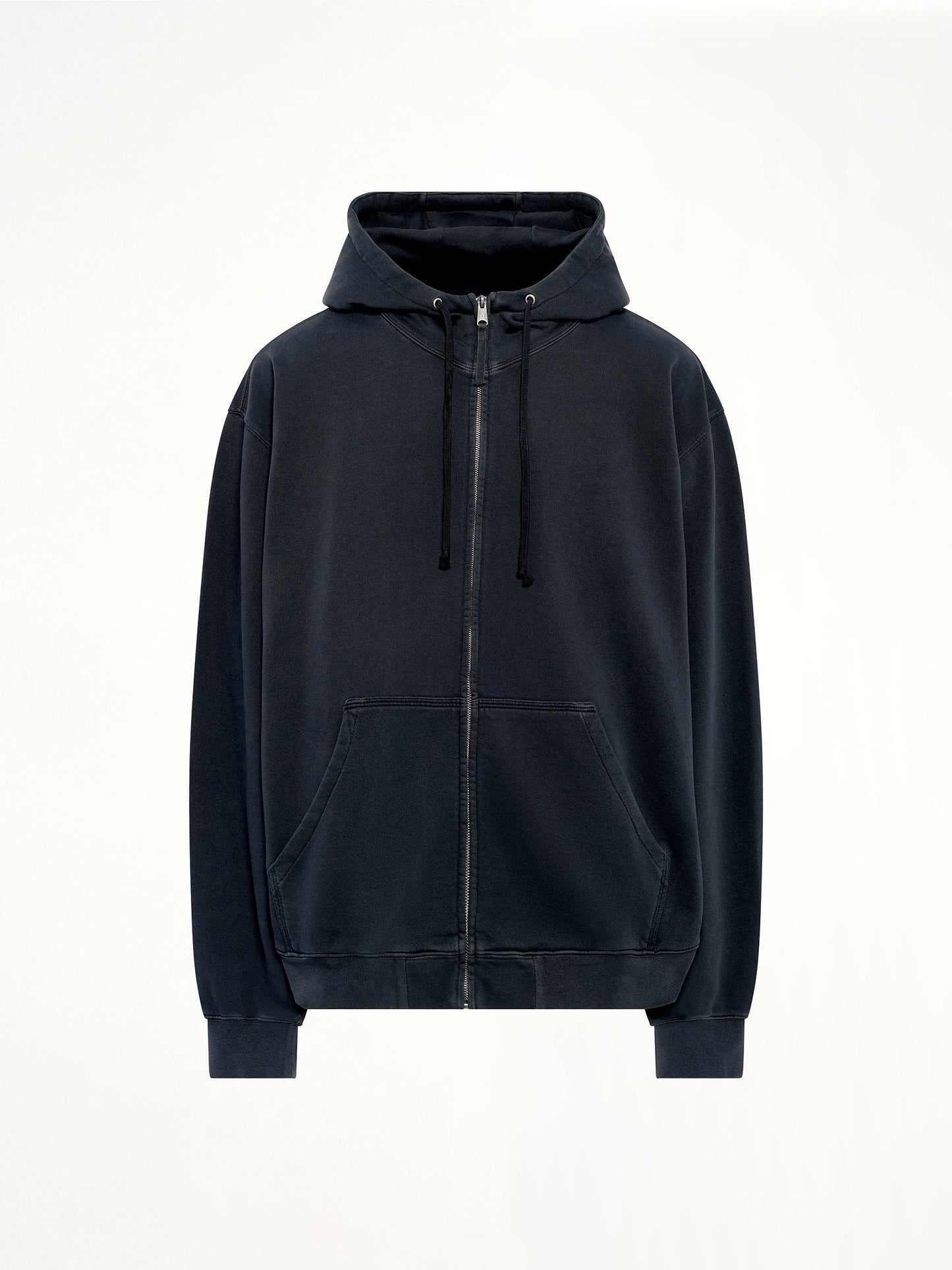 MAISON MARGIELA Lightweight Firm Zip Hoodie (Charcoal)