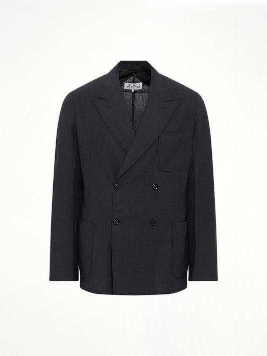 MAISON MARGIELA Wool Jacket (Dark Blu)